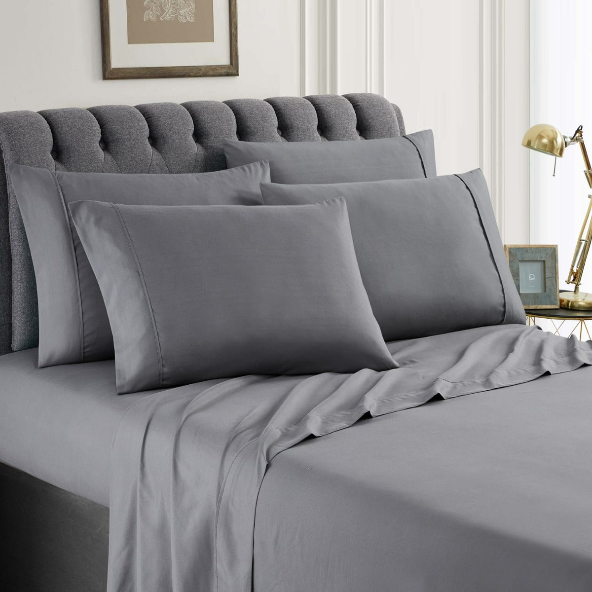 Solid Bonus Sheet Set- Dark Gray