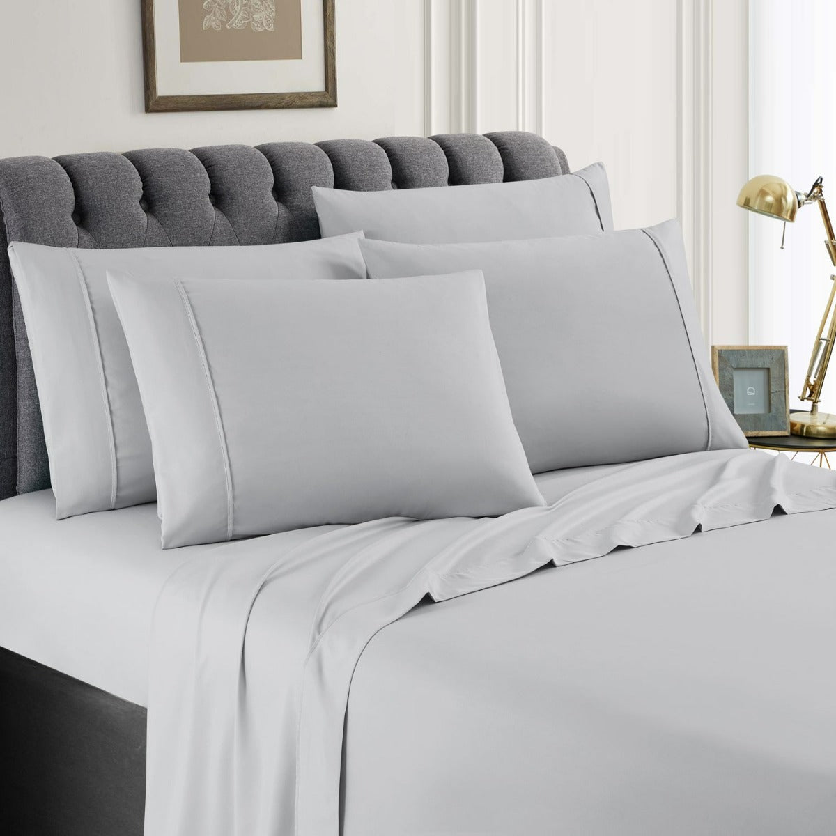 Solid Bonus Sheet Set- Light Gray