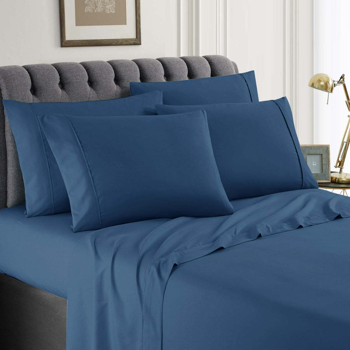 Solid Bonus Sheet Set- Cornett Blue