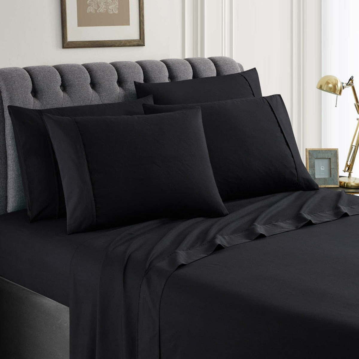 Solid Bonus Sheet Set- Black