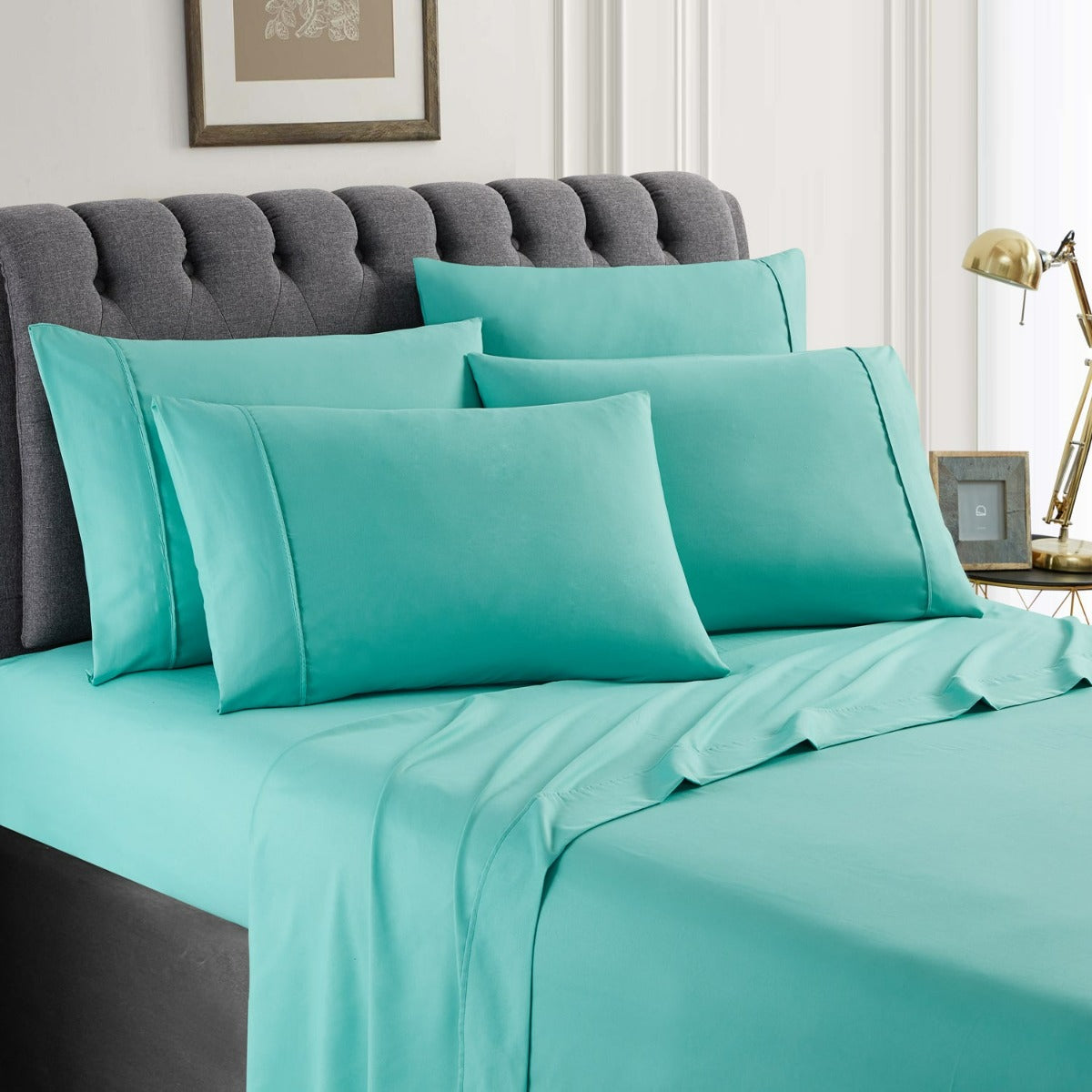 Solid Bonus Sheet Set- Turquoise