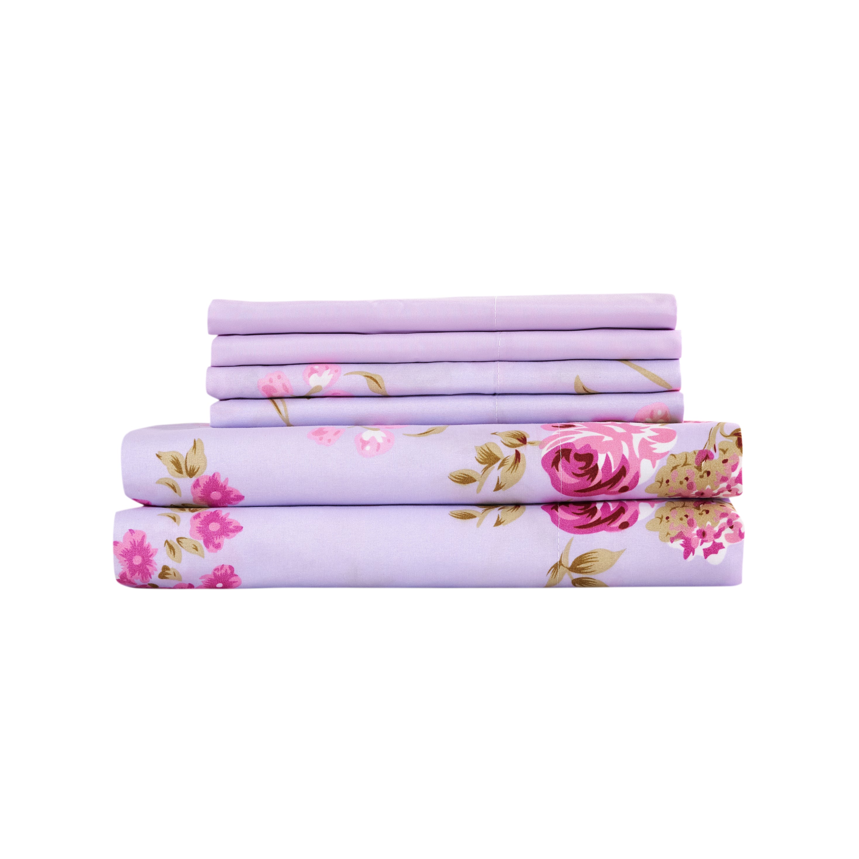 6PC Microfiber Traditional Sheet Set