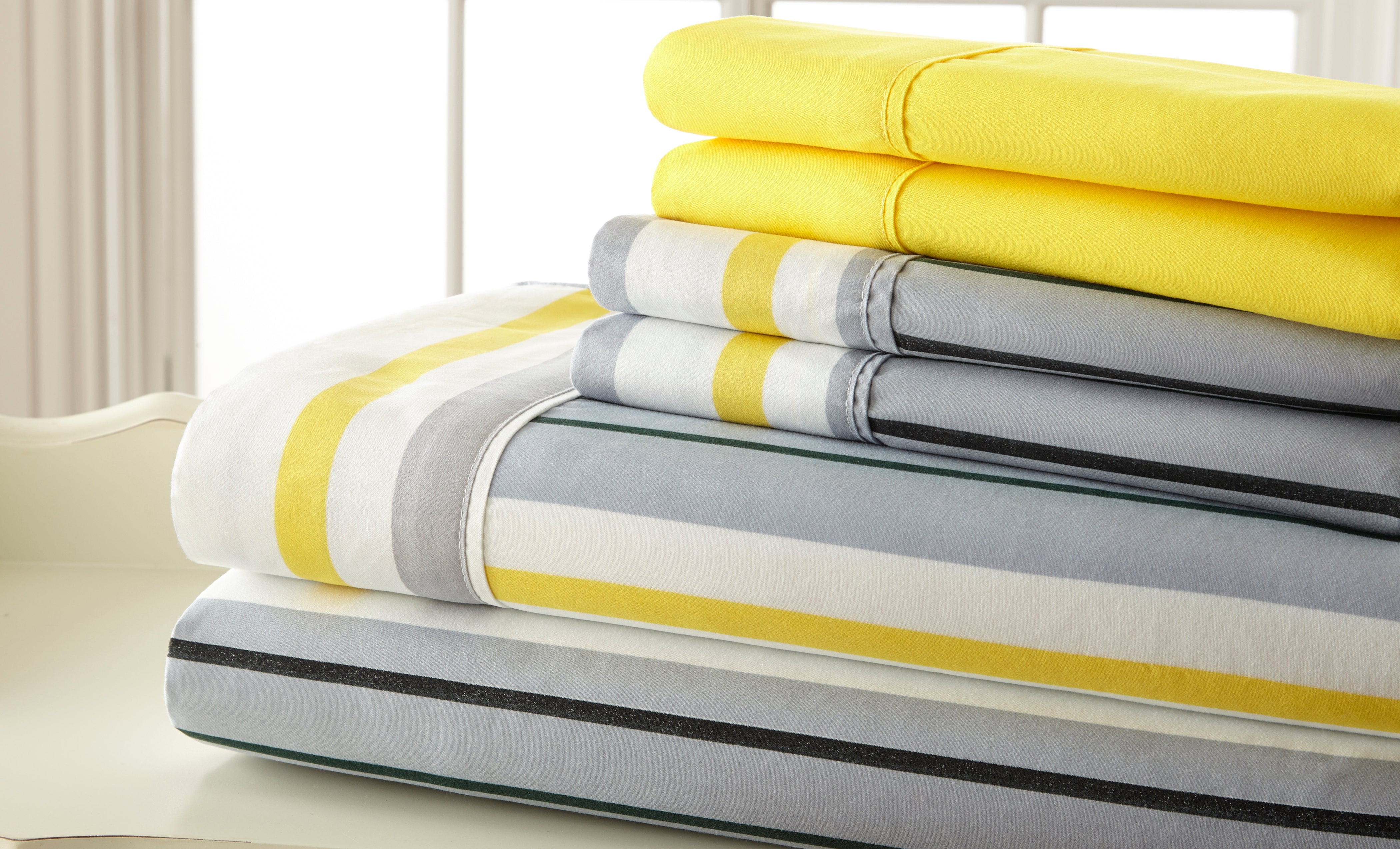 6PC Microfiber Traditional Sheet Set | Spirit Linen