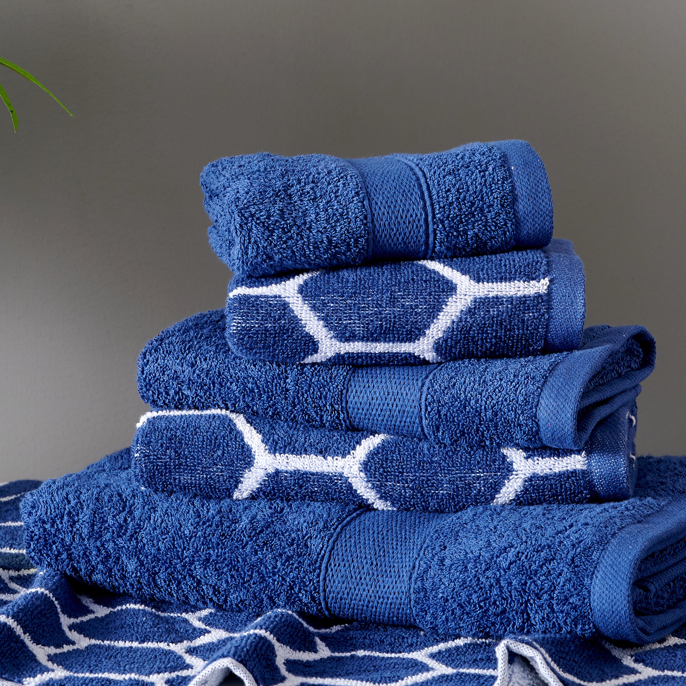 100% Cotton Honeycomb 6Pc Bath Towel Set