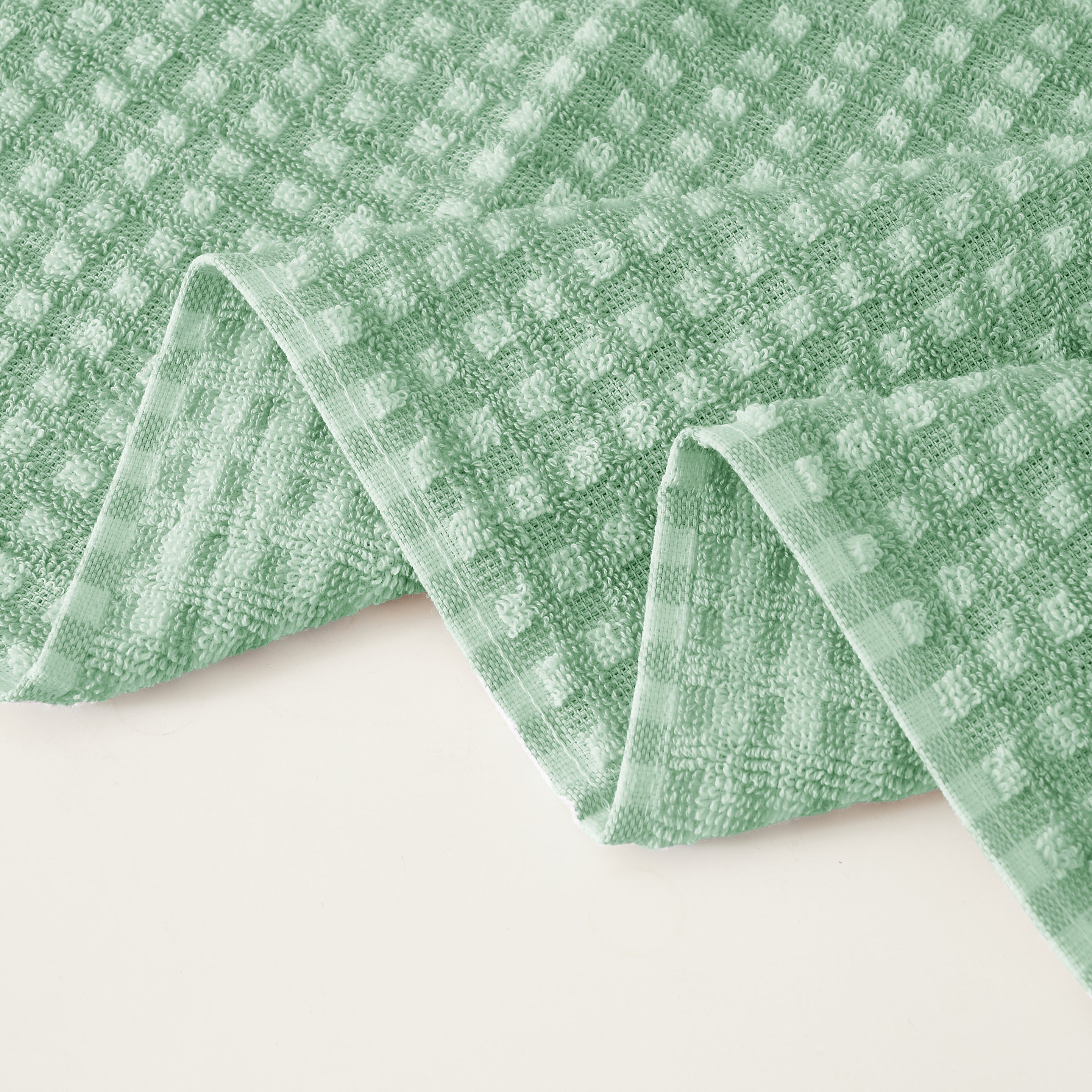 100% Cotton Waffle 6Pc Bath Towel Set