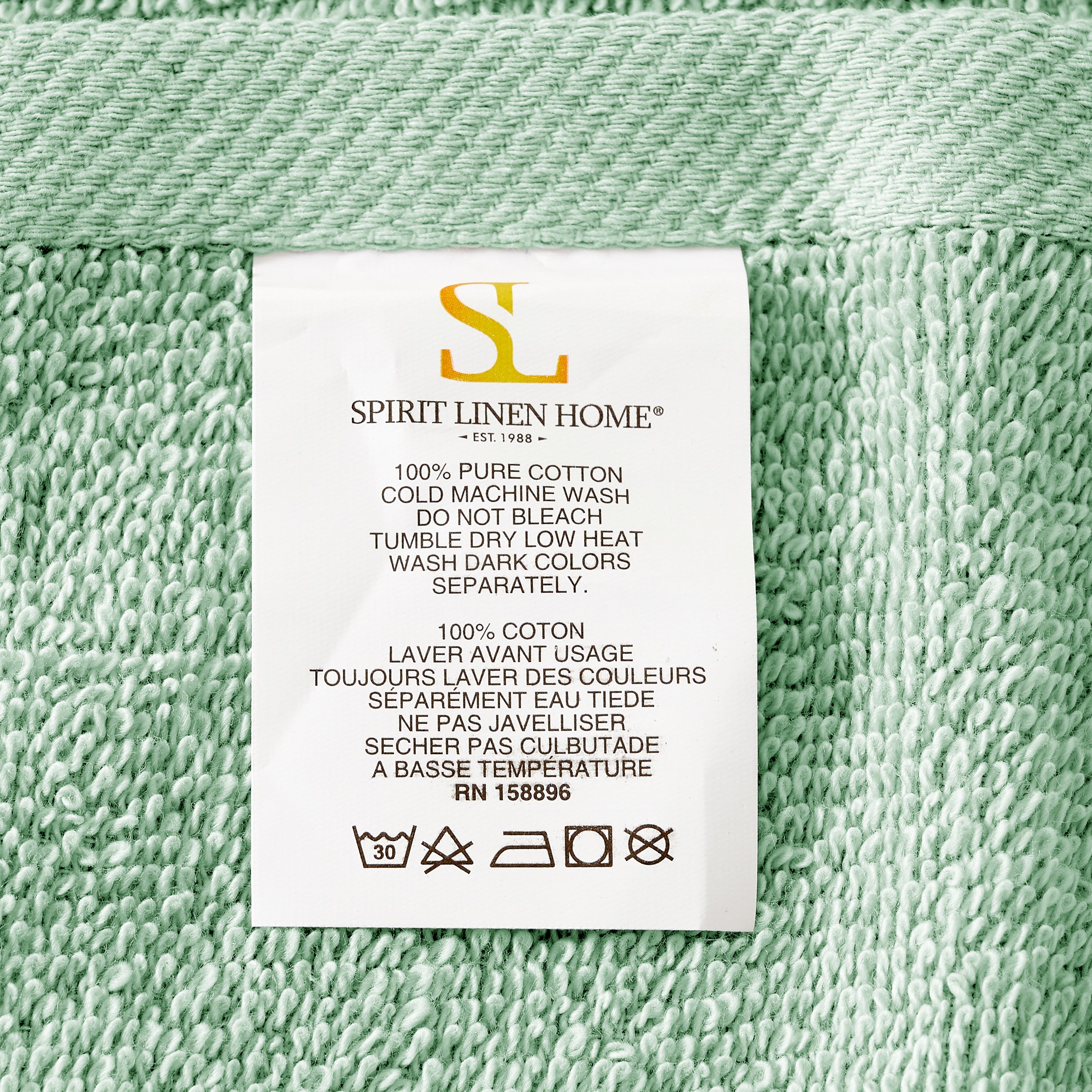 100% Cotton Waffle 6Pc Bath Towel Set