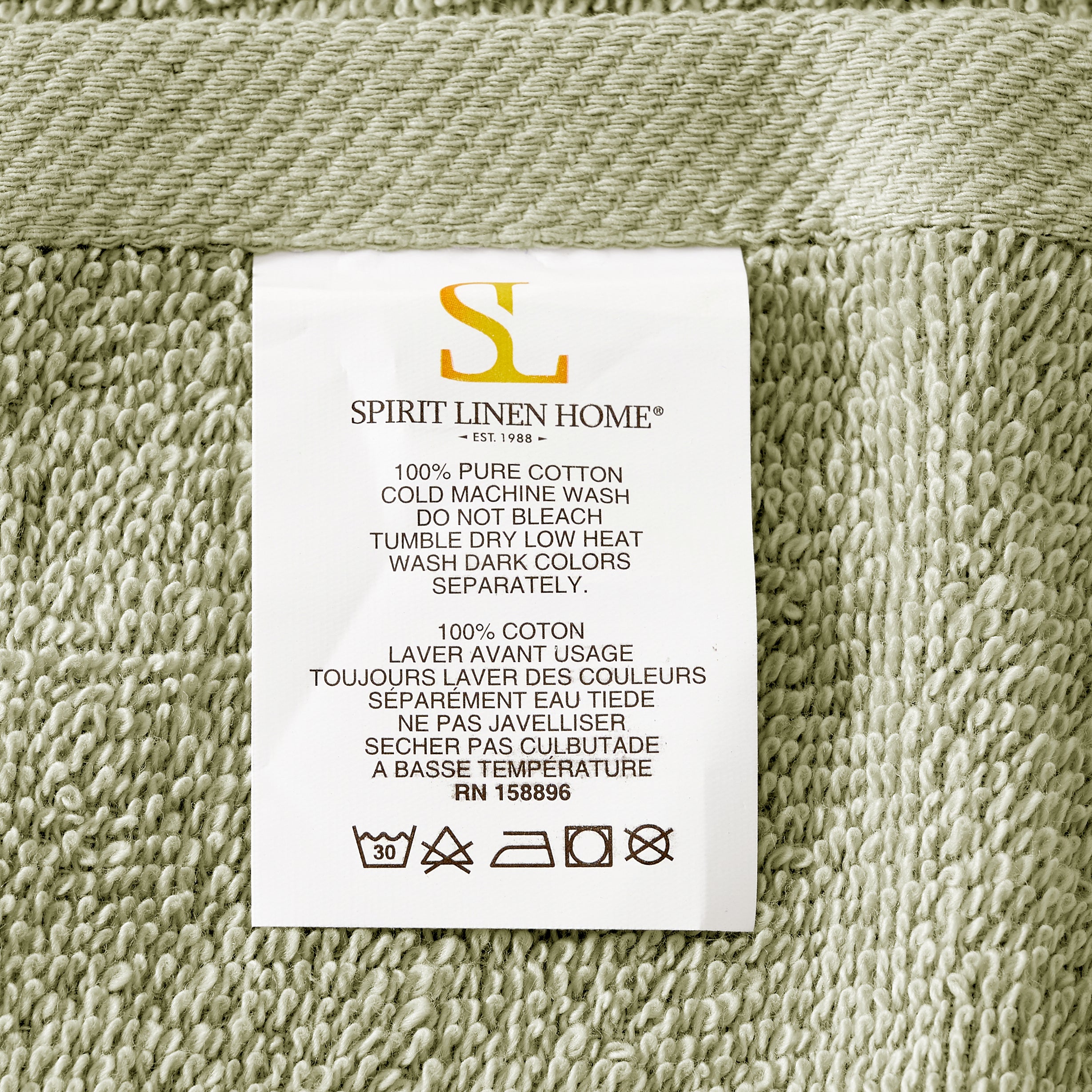 100% Cotton Waffle 6Pc Bath Towel Set