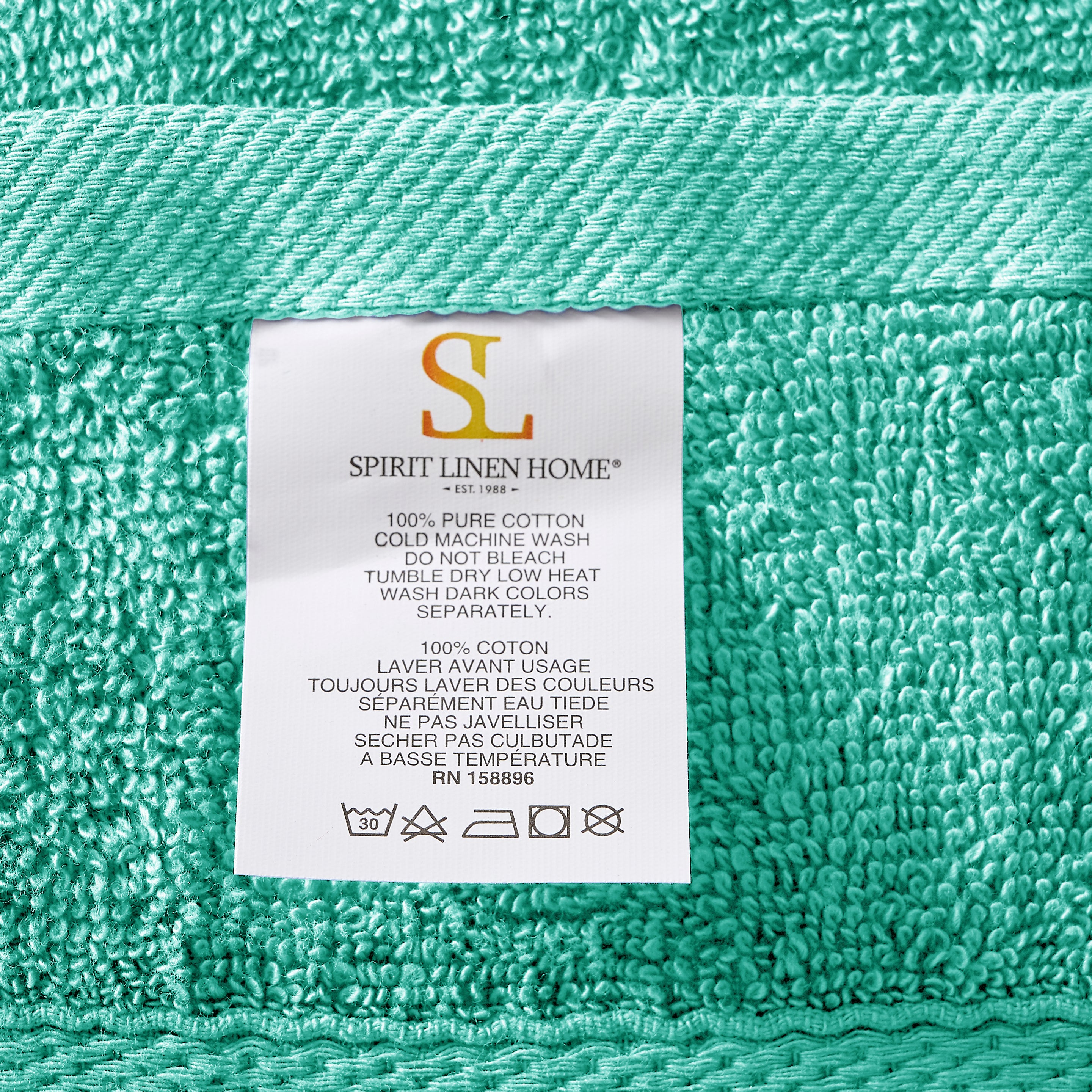 100% Cotton Honeycomb 6Pc Bath Towel Set
