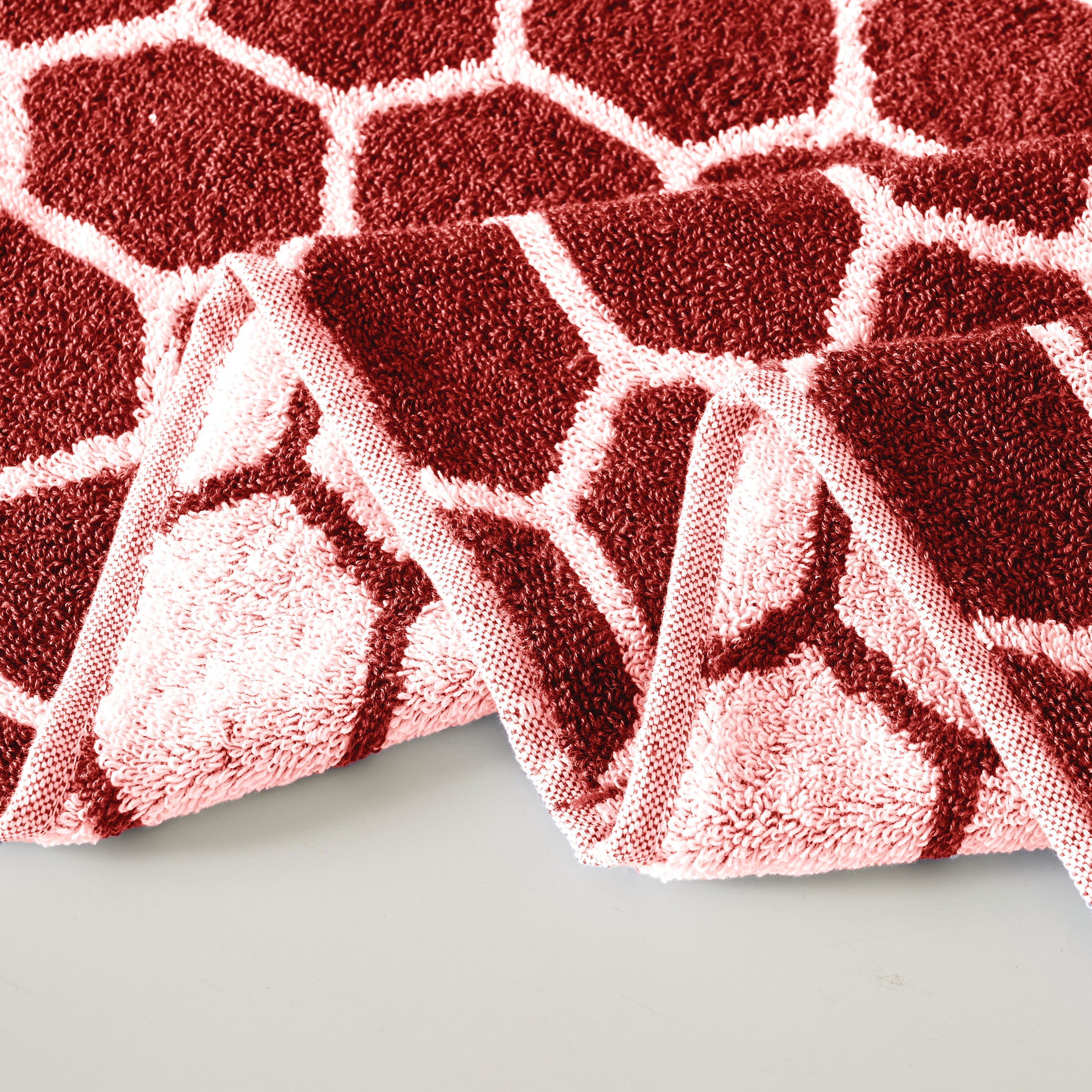 100% Cotton Honeycomb 6Pc Bath Towel Set