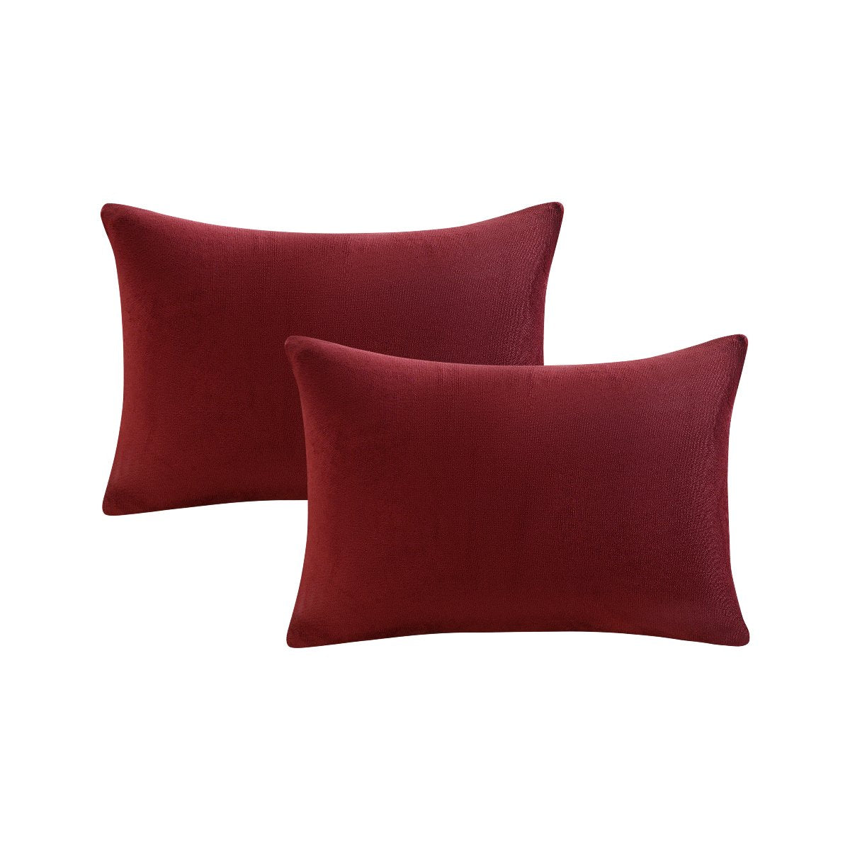 Mountain Ridge Boxed Knit 3pc Comforter Set | Spirit Linen - Burgundy