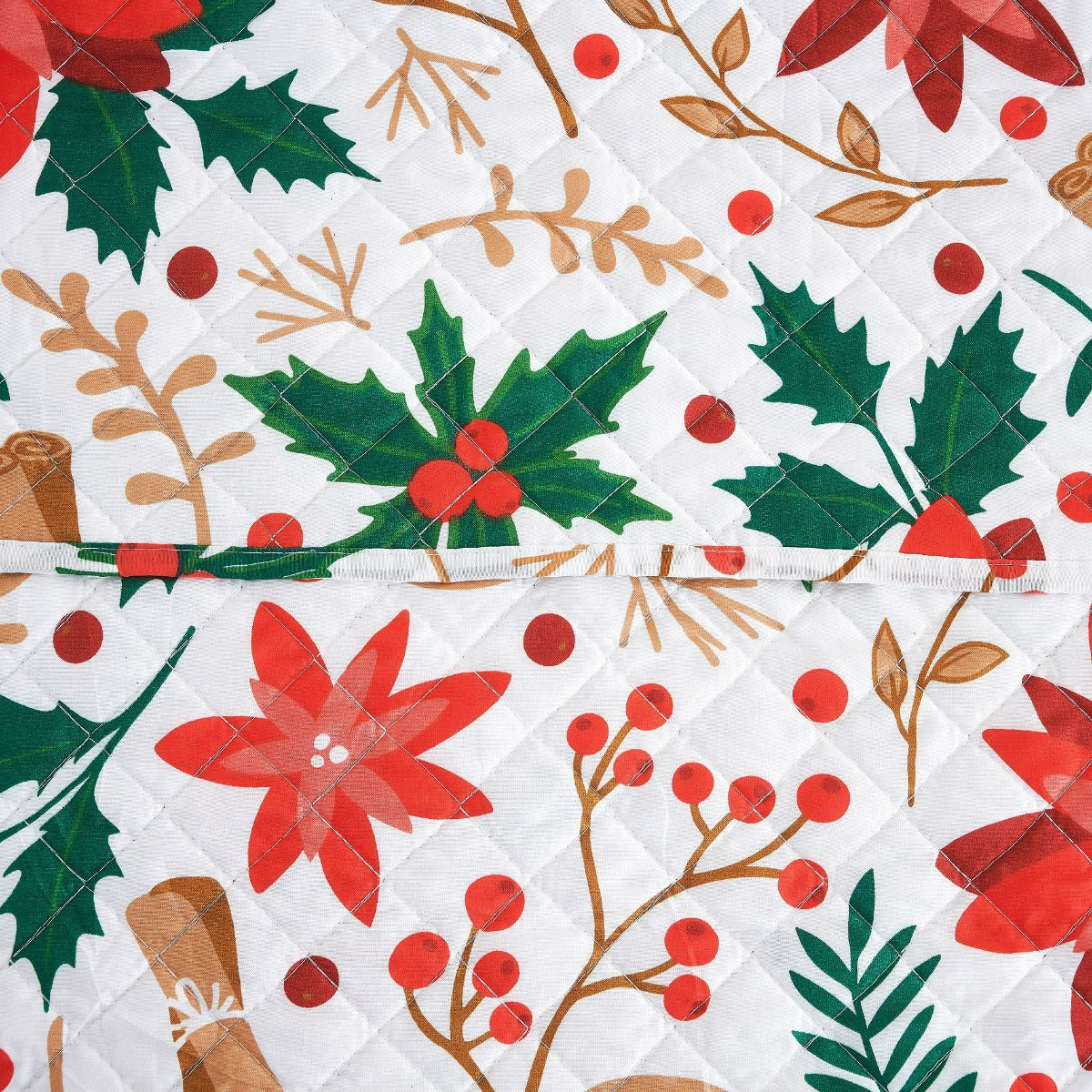 Holiday Collection Quilt Set - Ultra-Soft, Reversible Coverlet Bedding - Oversized Quilt With Matching Pillow Shams - Spirit Linen