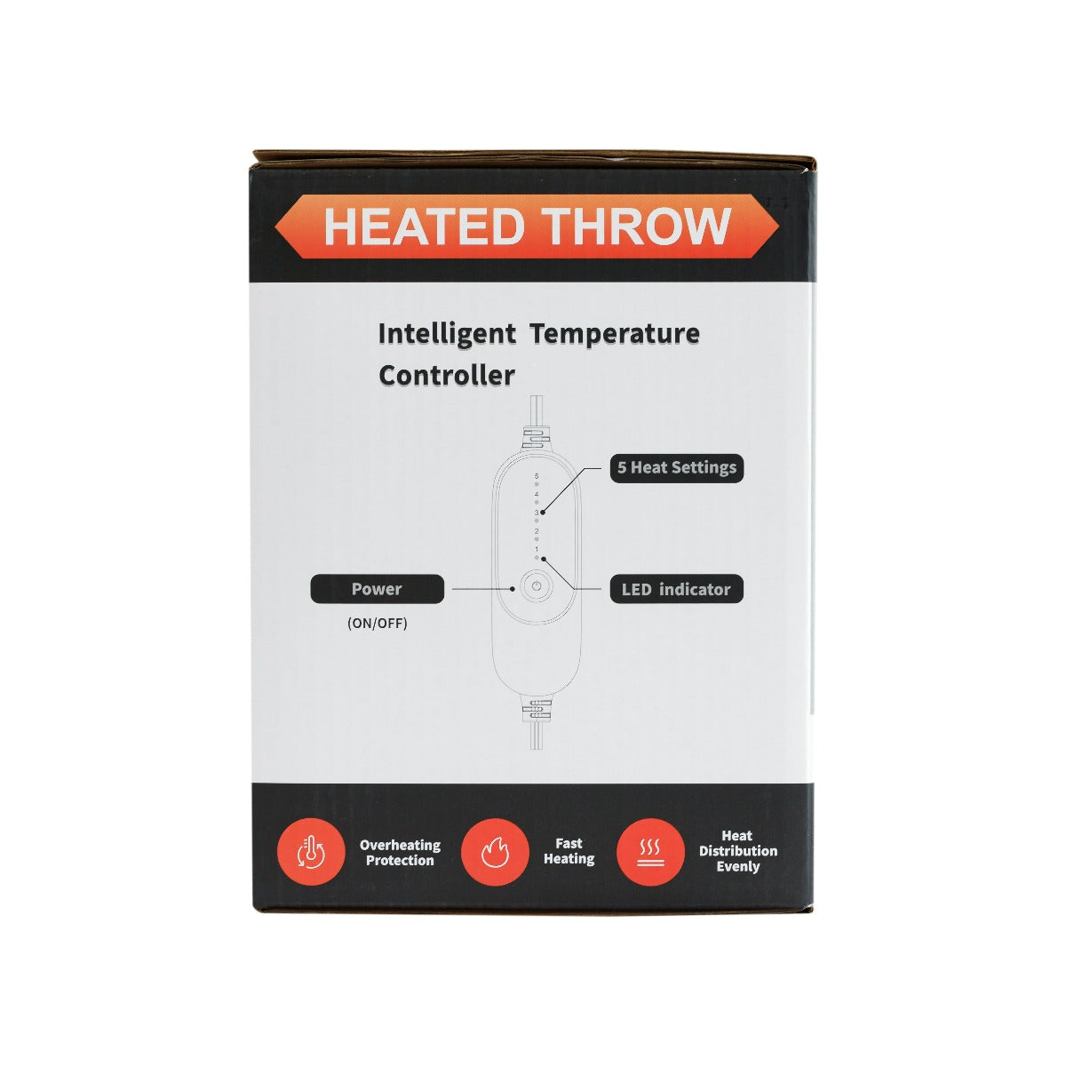 Microplush Heated 50x60 Throw