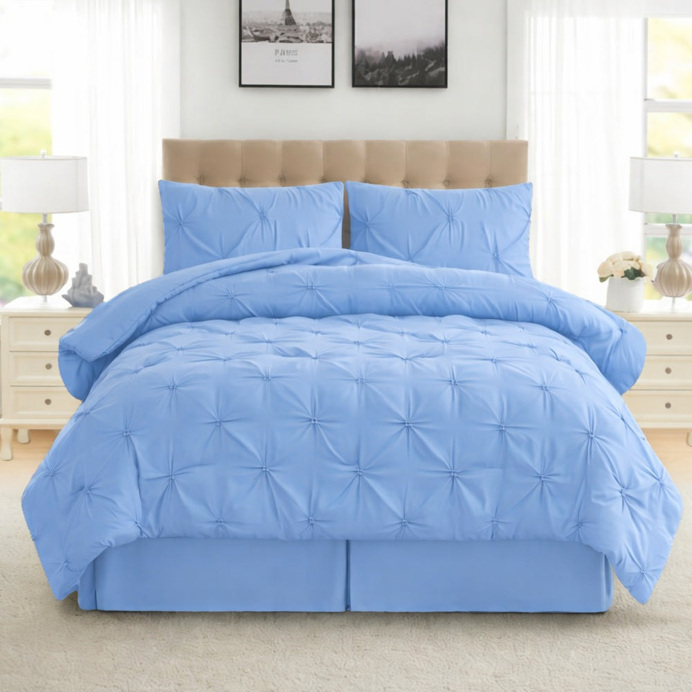 4-piece Pintuck Comforter Set