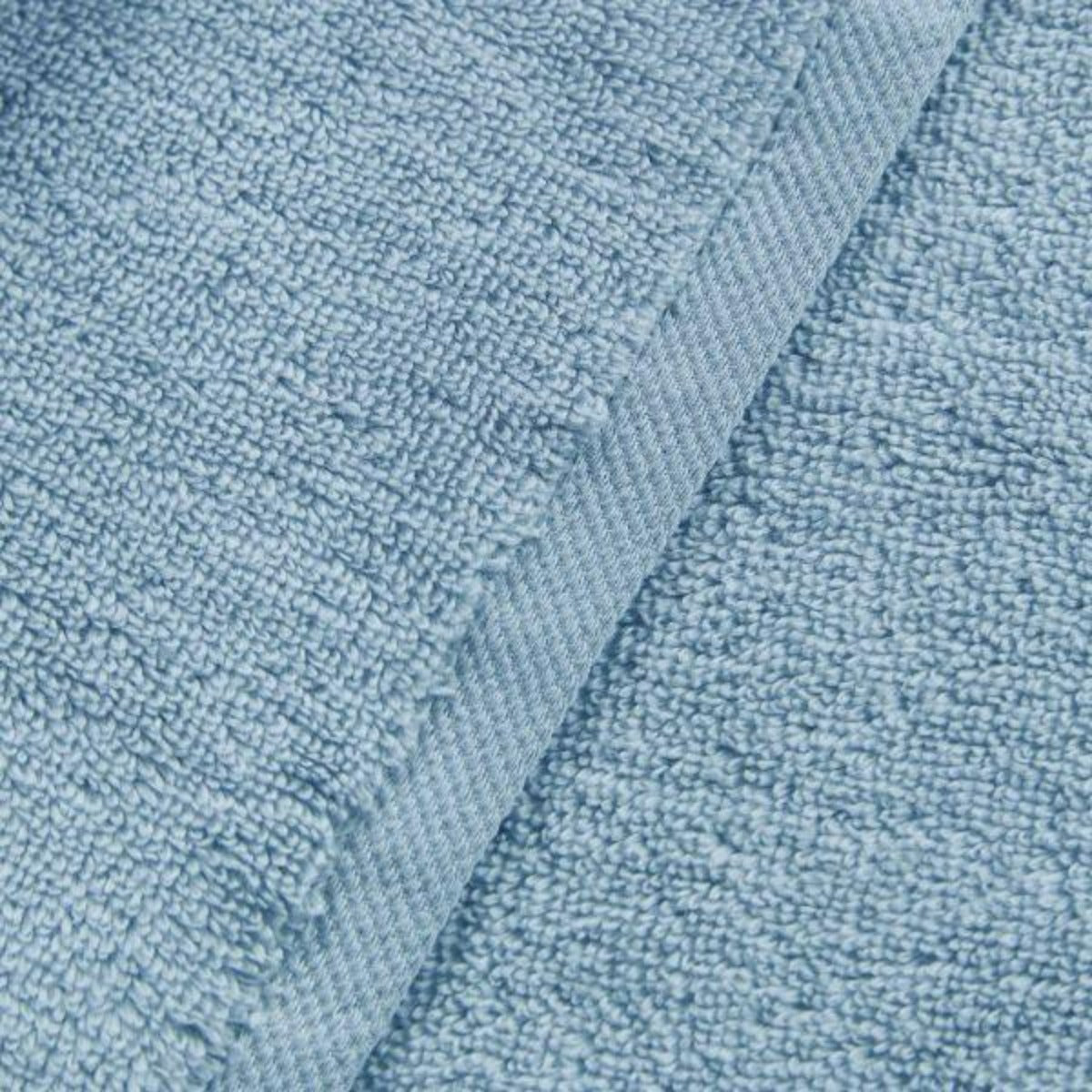 4 Piece Cotton Bath Towels Set | Spirit Linen - Baby Blue