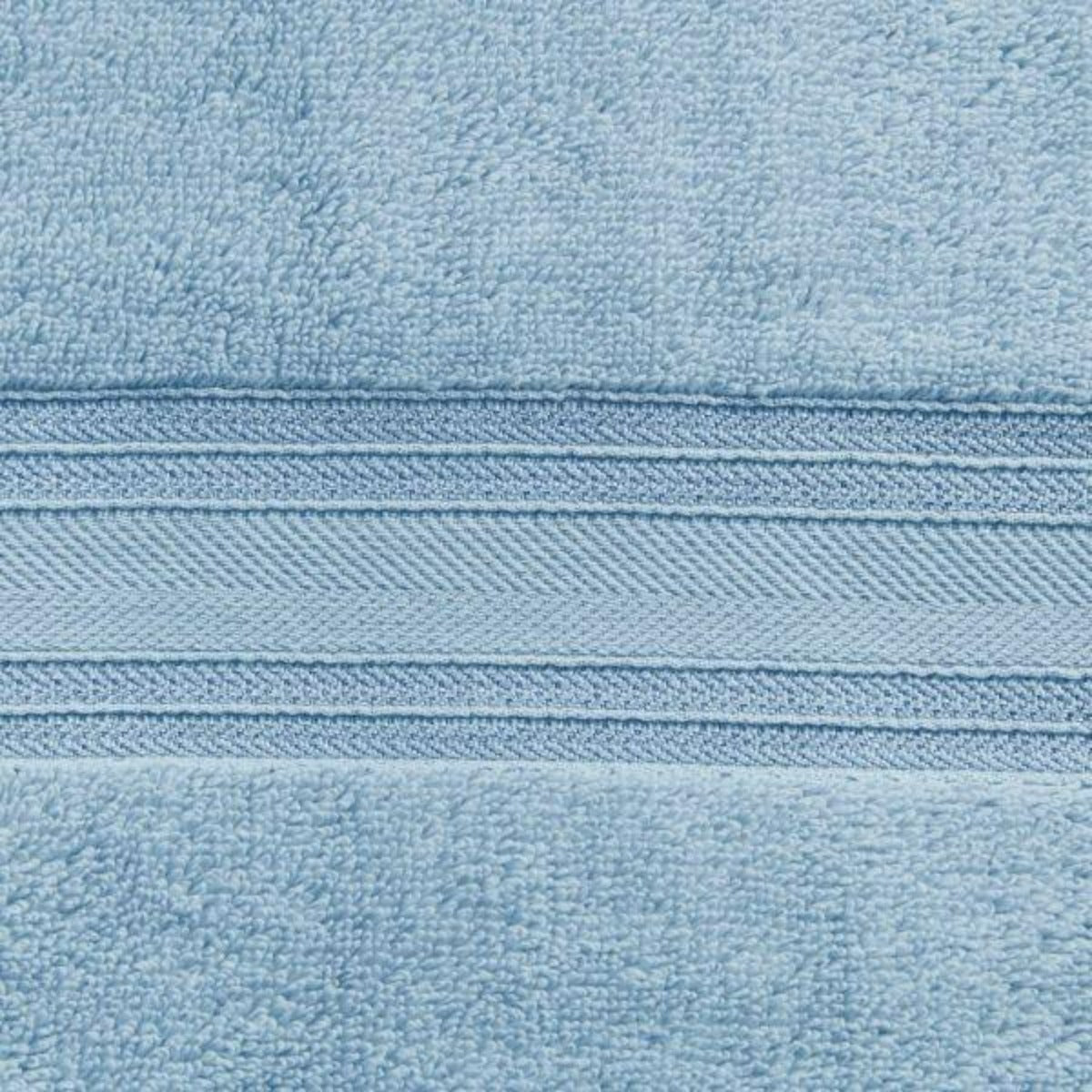 4 Piece Cotton Bath Towels Set | Spirit Linen - Baby Blue