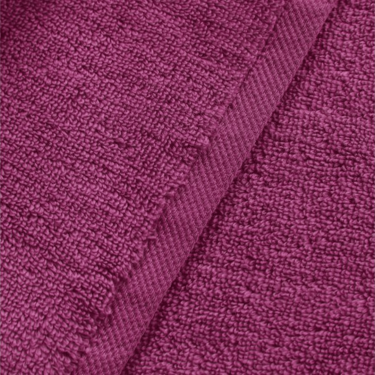 Blissful Bath 6 Piece Plush Cotton Bath Towel Set | Spirit Linen - Raspberry