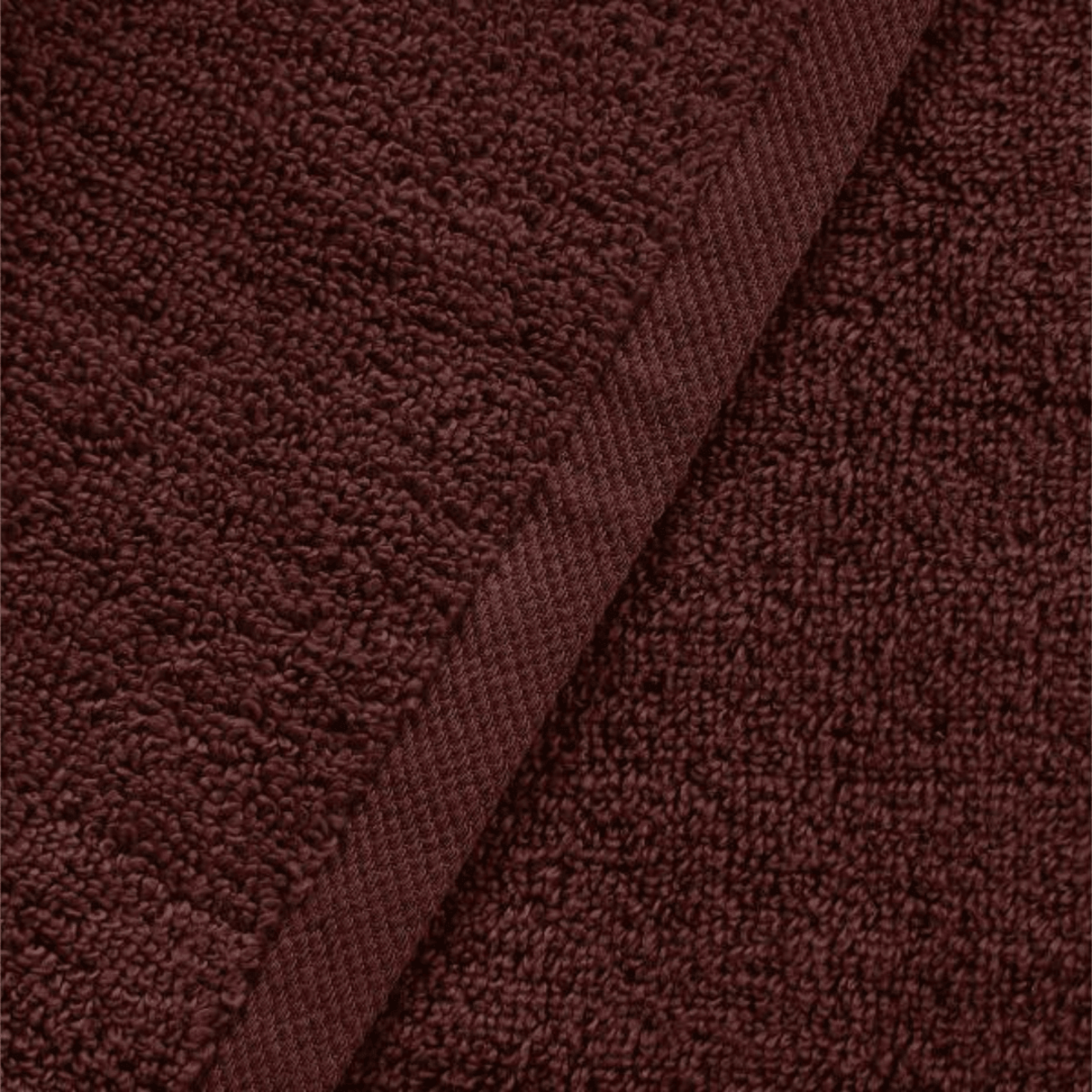 Blissful Bath 6 Piece Plush Cotton Bath Towel Set | Spirit Linen - Deep Mahogany