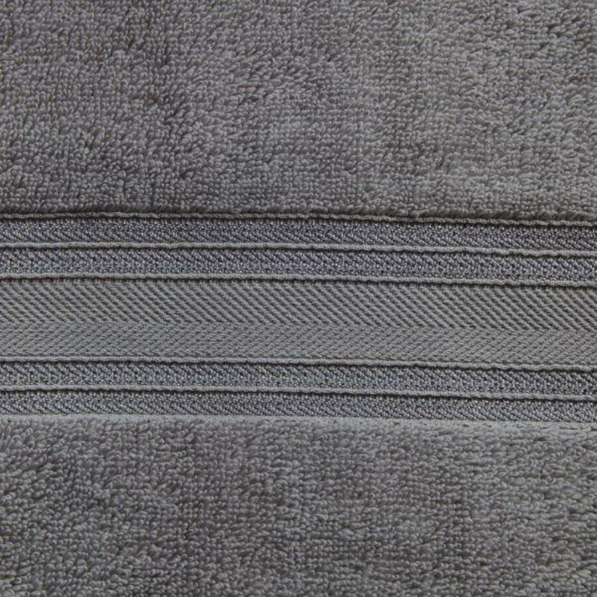 4 Piece Cotton Bath Towels Set | Spirit Linen - Silver Filigree