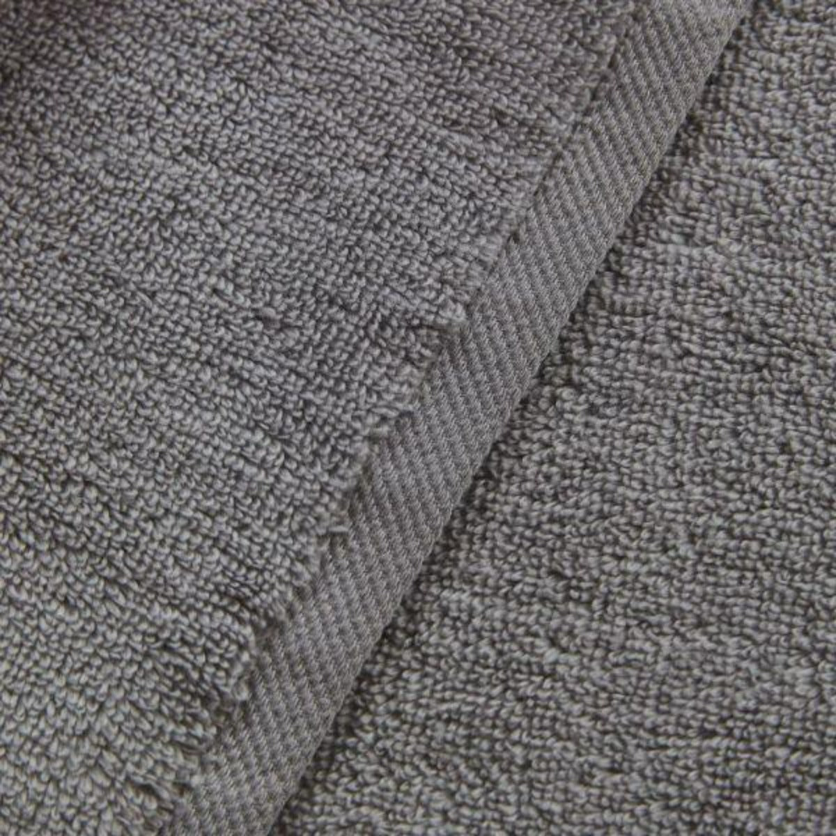 4 Piece Cotton Bath Towels Set | Spirit Linen - Silver Filigree