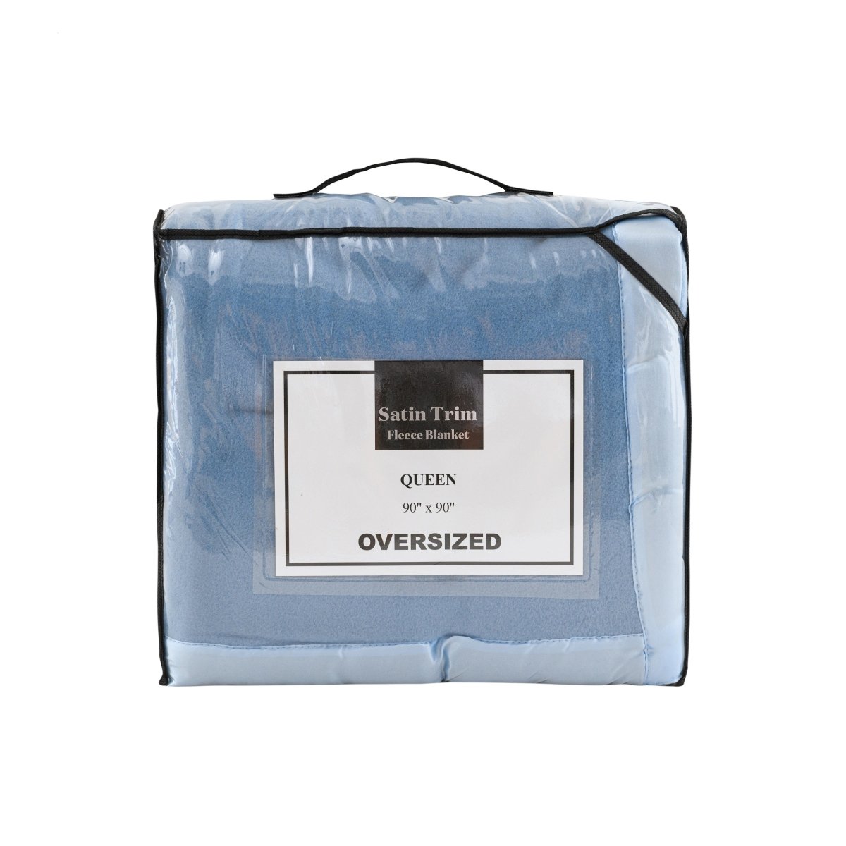 100% Polyester Satin Trim Polar Fleece Blanket - Spirit Linen