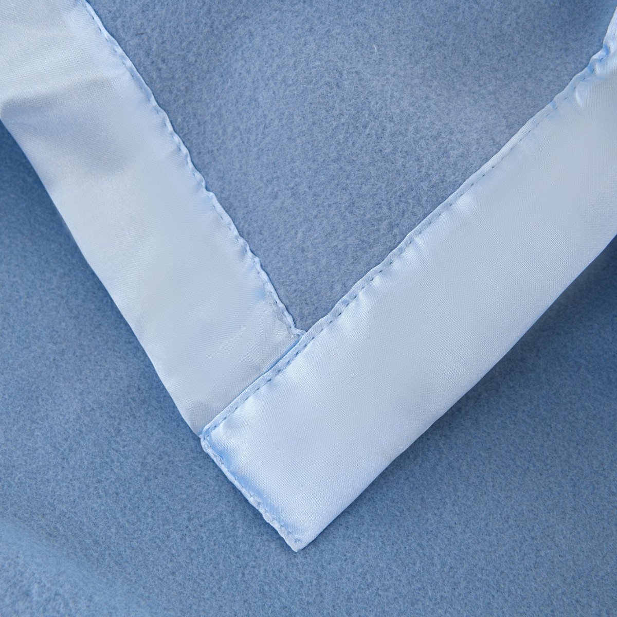 100% Polyester Satin Trim Polar Fleece Blanket - Spirit Linen