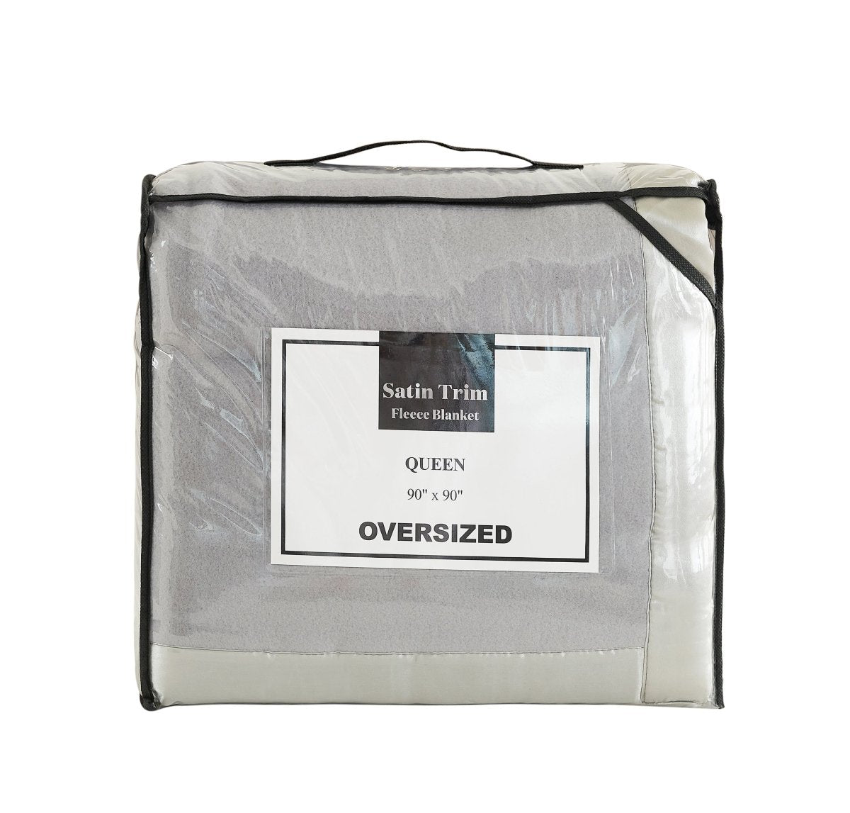 100% Polyester Satin Trim Polar Fleece Blanket - Spirit Linen