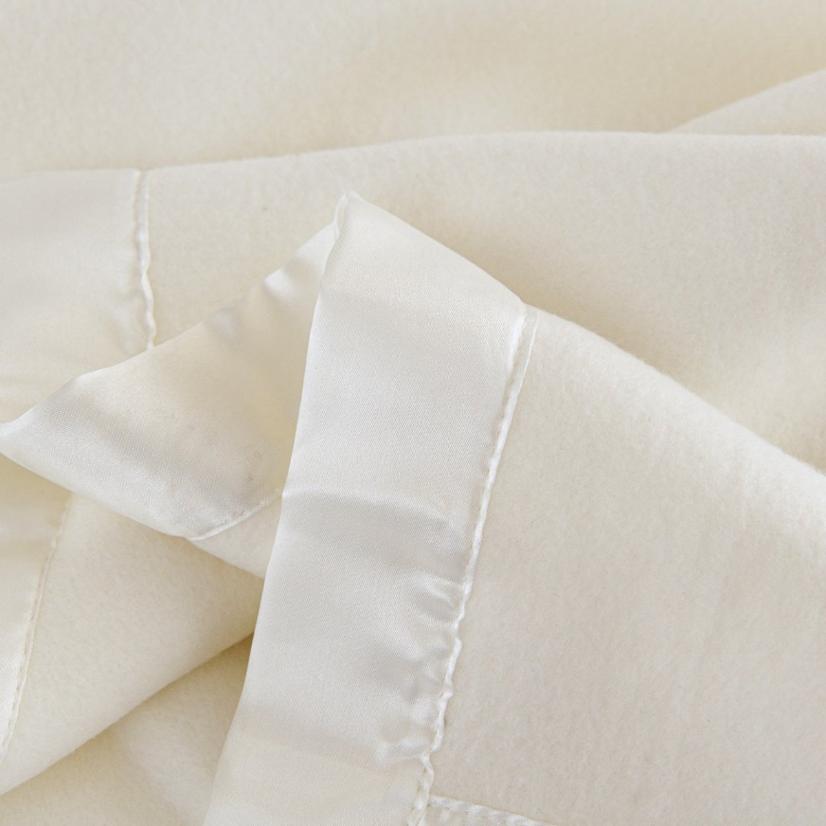 100% Polyester Satin Trim Polar Fleece Blanket - Spirit Linen