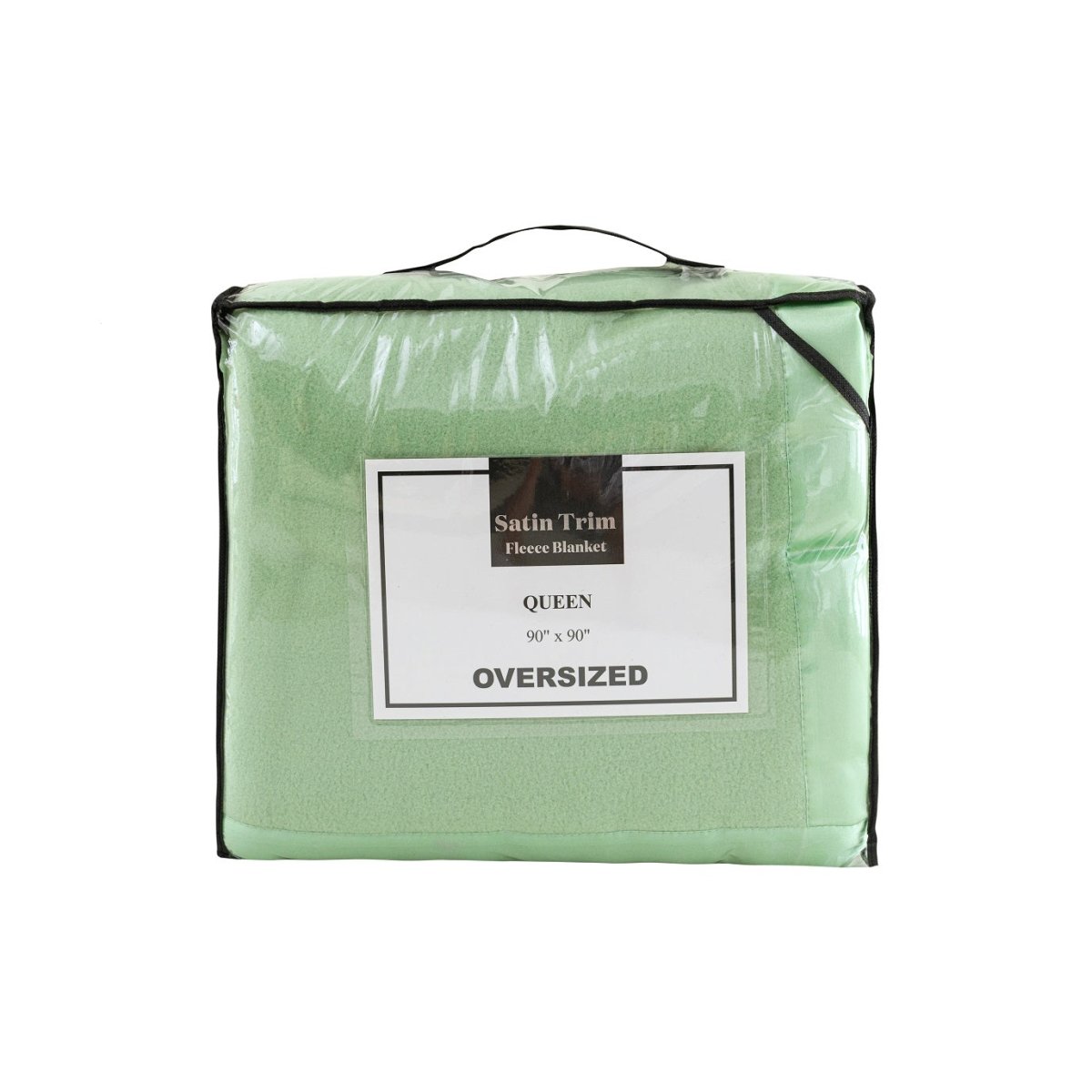 100% Polyester Satin Trim Polar Fleece Blanket - Spirit Linen