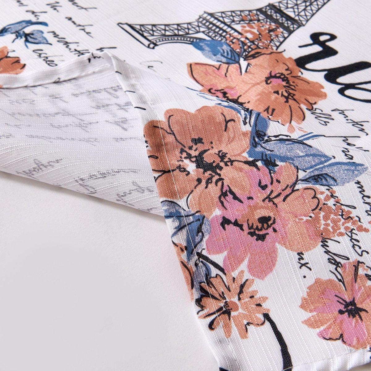 13pc Hooks Polyester Shower Curtain Set - Spirit Linen| Pink Paris