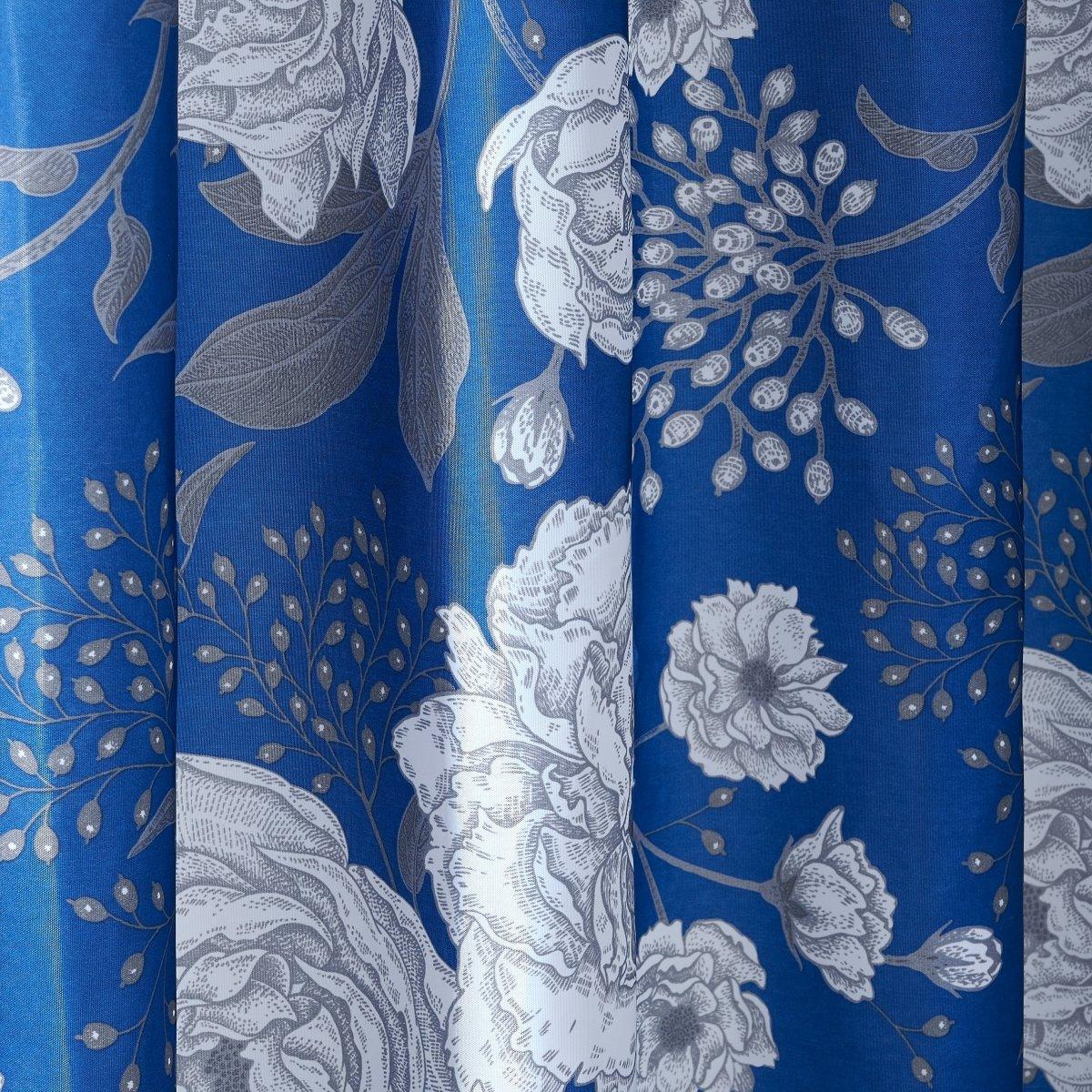 14pc Hooks with Noodle Rug Polyester Shower Curtain Set - Spirit Linen
