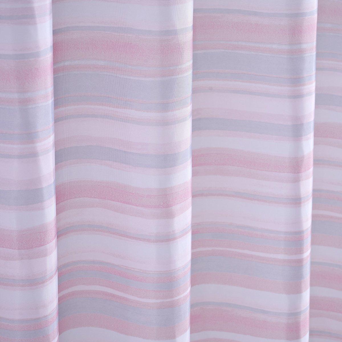 14pc Hooks with Noodle Rug Polyester Shower Curtain Set - Spirit Linen