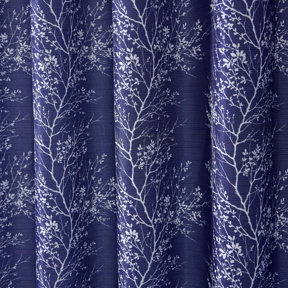 1pc Polyester Shower Curtain Set - Spirit Linen - Navy