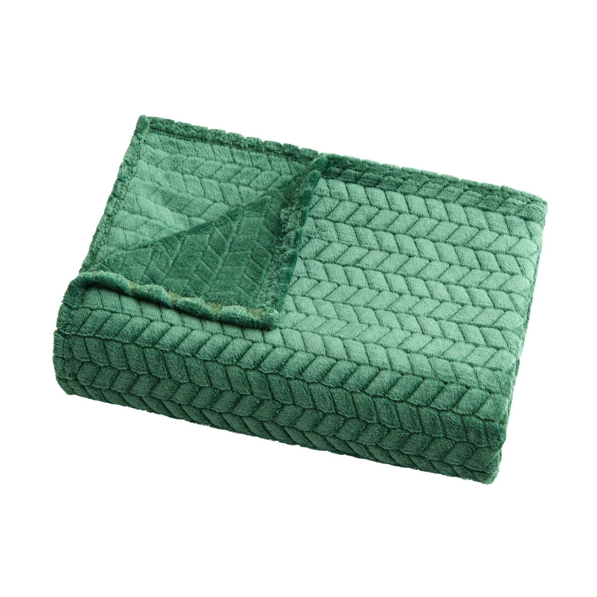 Arrow Jacquard 50 x 70 Plush Throw - Spirit Linen