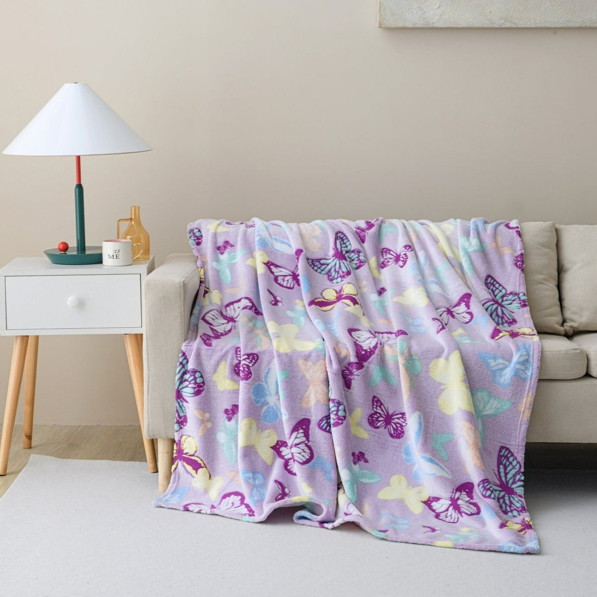 Luna & Arlo - Glow in the Dark - 50 x 70 Throw - Spirit Linen