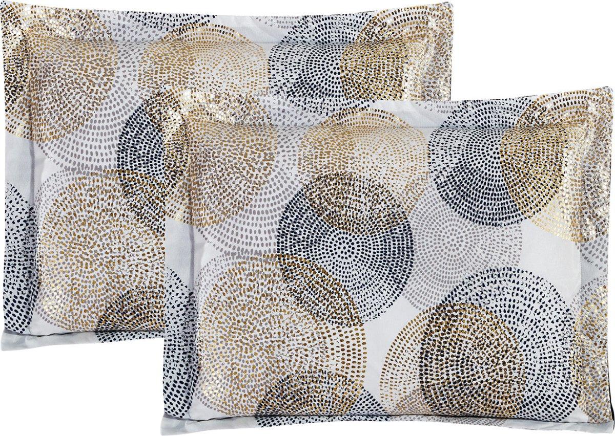Metallic Comforter Set with Matching Shams and Decorative Pillows - Stylish Home Décor with Metallic Accents - Spirit Linen