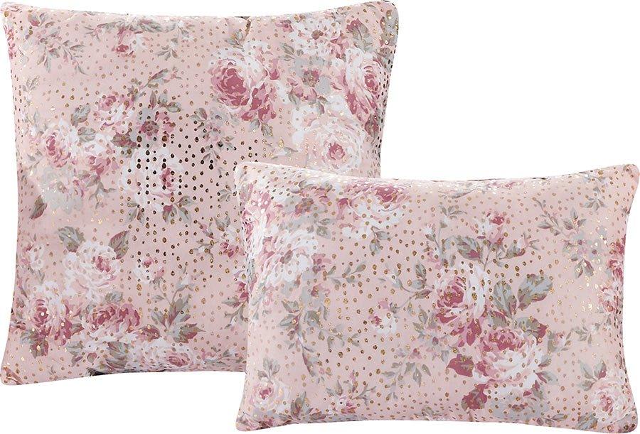Metallic Comforter Set with Matching Shams and Decorative Pillows - Stylish Home Décor with Metallic Accents - Spirit Linen