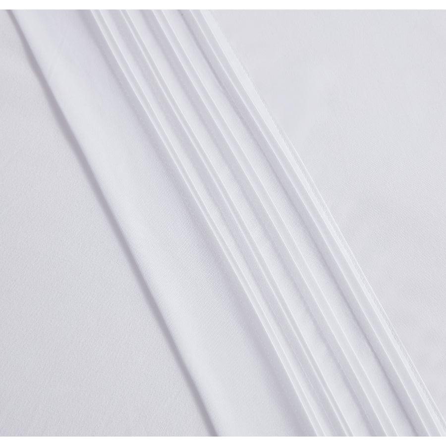 Spirit Linen Home Bed Sheets Set 4PC Pleated Better Sleep Ultra Soft Microfiber Sheet Set with Fitted Sheet Flat Sheet Pillowcases - Spirit Linen