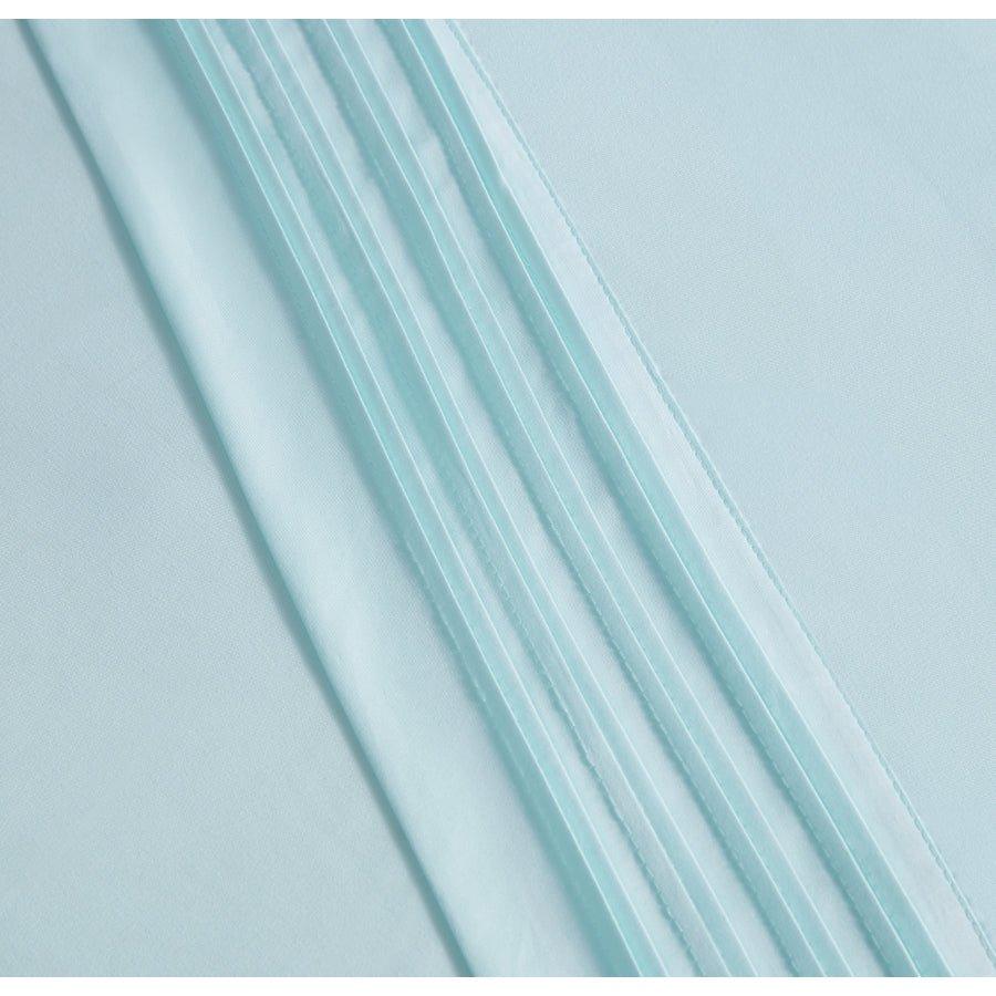 Spirit Linen Home Bed Sheets Set 4PC Pleated Better Sleep Ultra Soft Microfiber Sheet Set with Fitted Sheet Flat Sheet Pillowcases - Spirit Linen