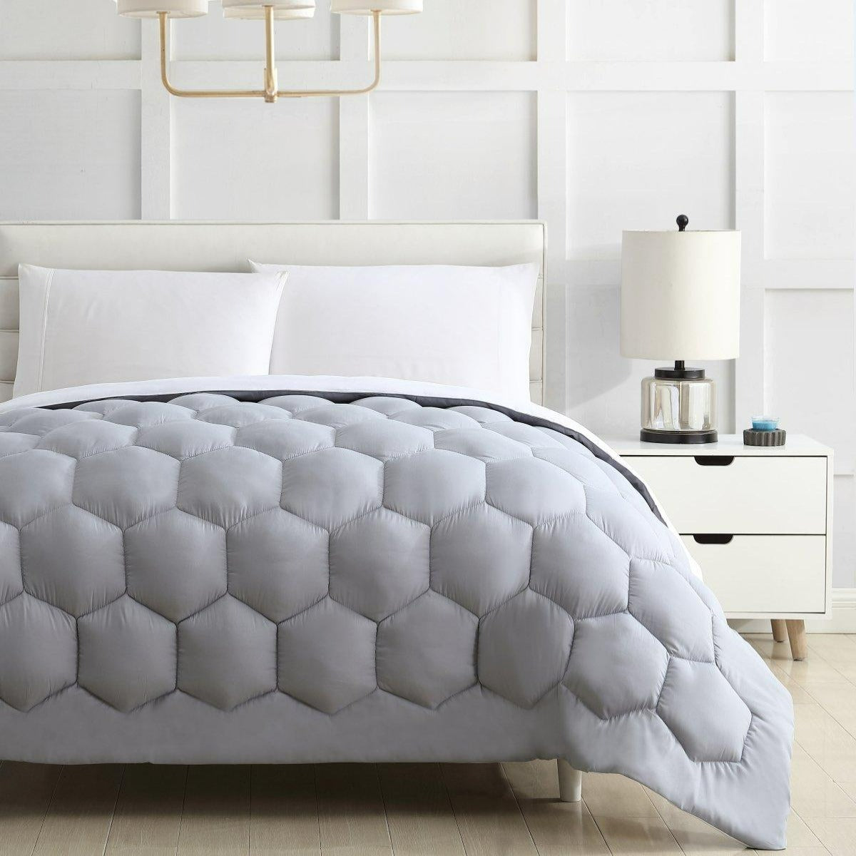 Ultra Plush Microfiber Honeycomb 1pc Comforter - Spirit Linen
