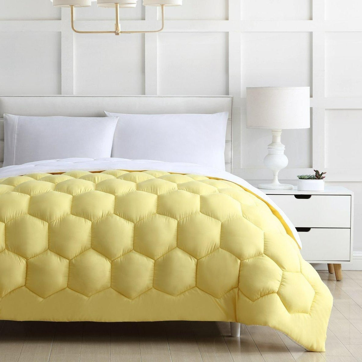 Ultra Plush Microfiber Honeycomb 1pc Comforter - Spirit Linen