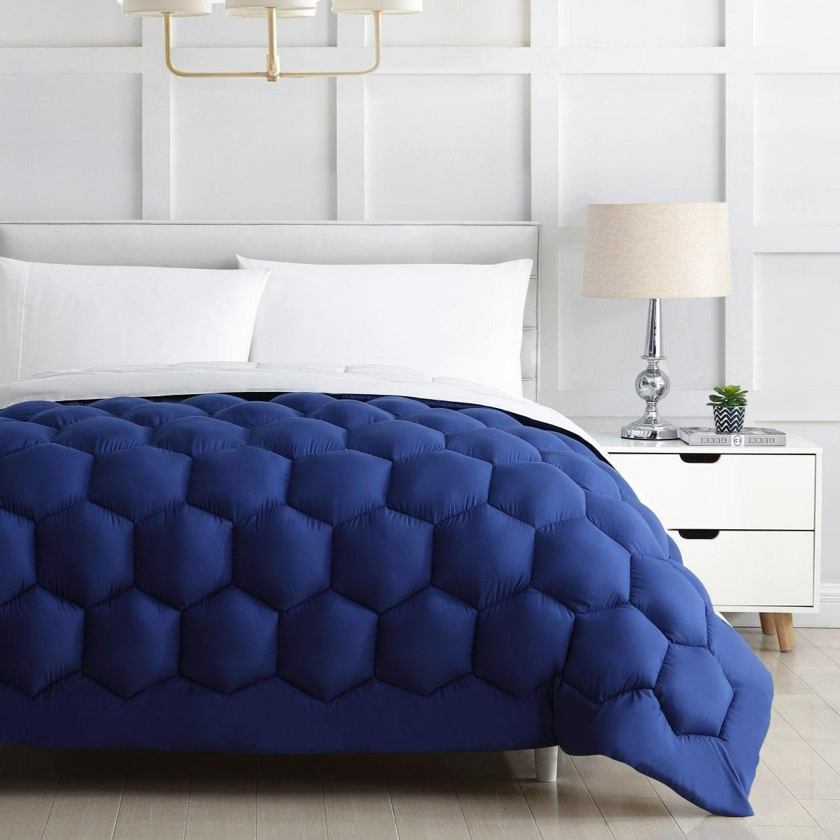 Ultra Plush Microfiber Honeycomb 1pc Comforter - Spirit Linen