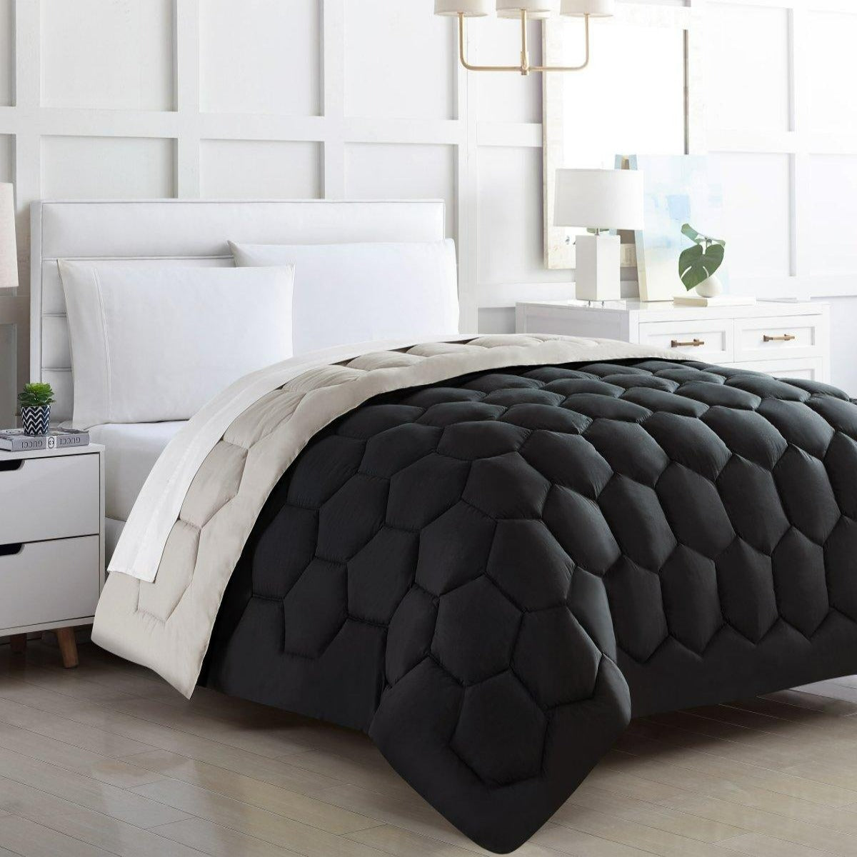 Ultra Plush Microfiber Honeycomb 1pc Comforter - Spirit Linen