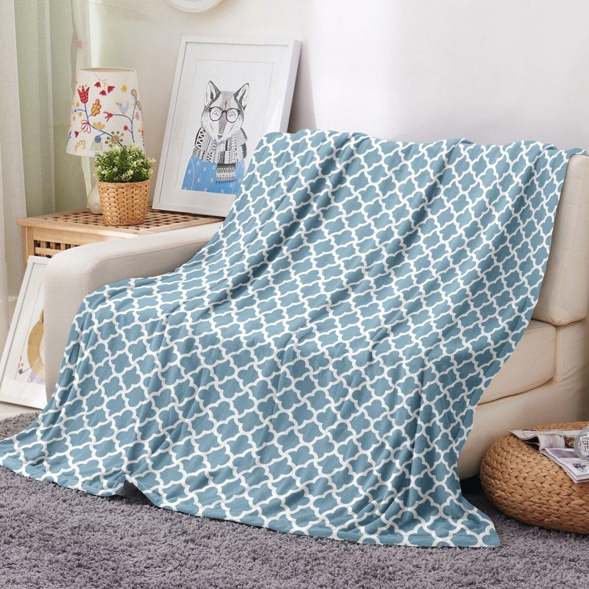 Ultra Soft Oversized Plush Core Throw Blanket - Stylish Home Décor for Bed or Couch - Spirit Linen