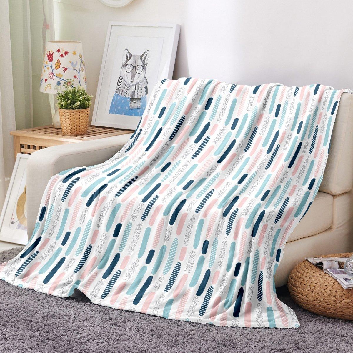 Ultra Soft Oversized Plush Core Throw Blanket - Stylish Home Décor for Bed or Couch - Spirit Linen