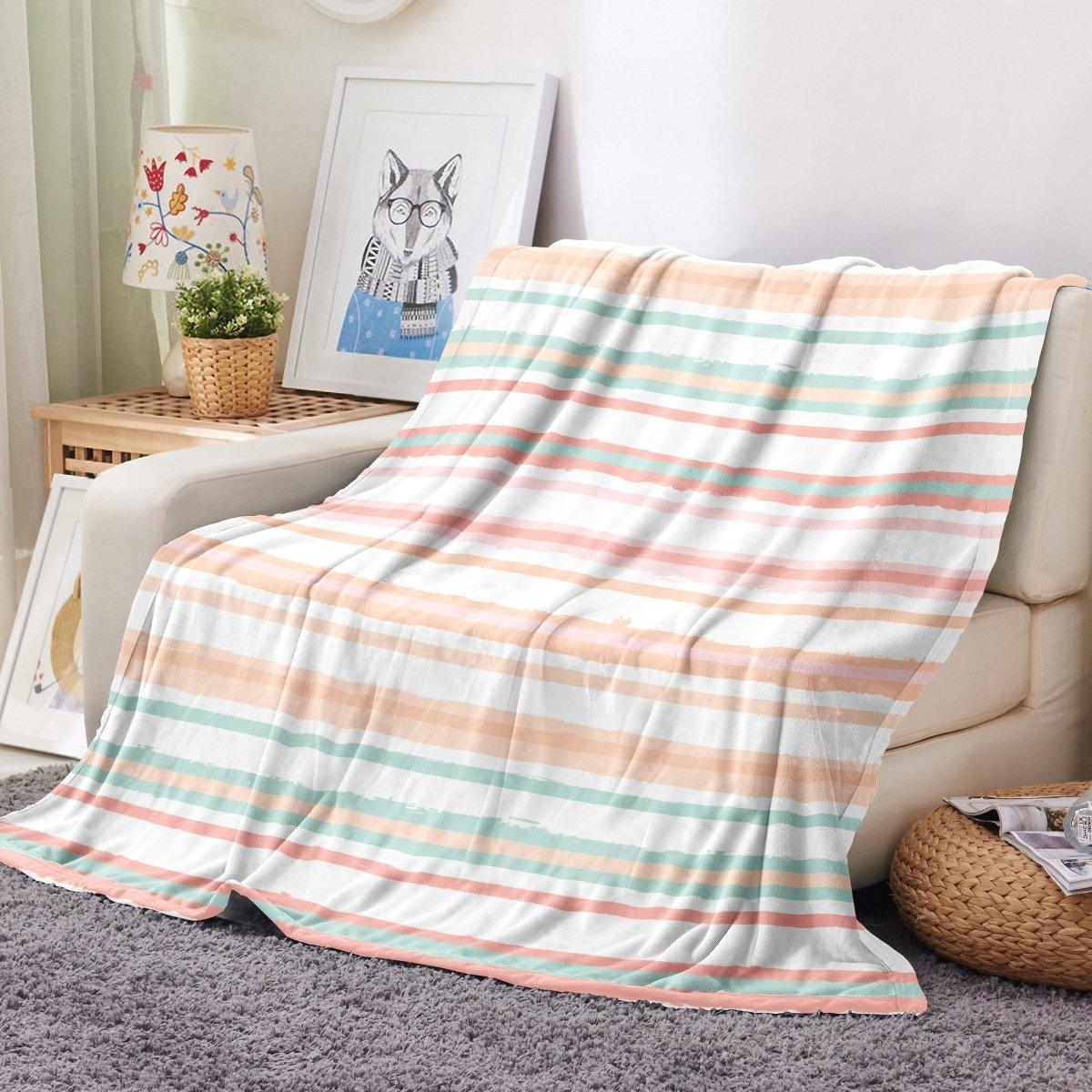 Ultra Soft Oversized Plush Core Throw Blanket - Stylish Home Décor for Bed or Couch - Spirit Linen