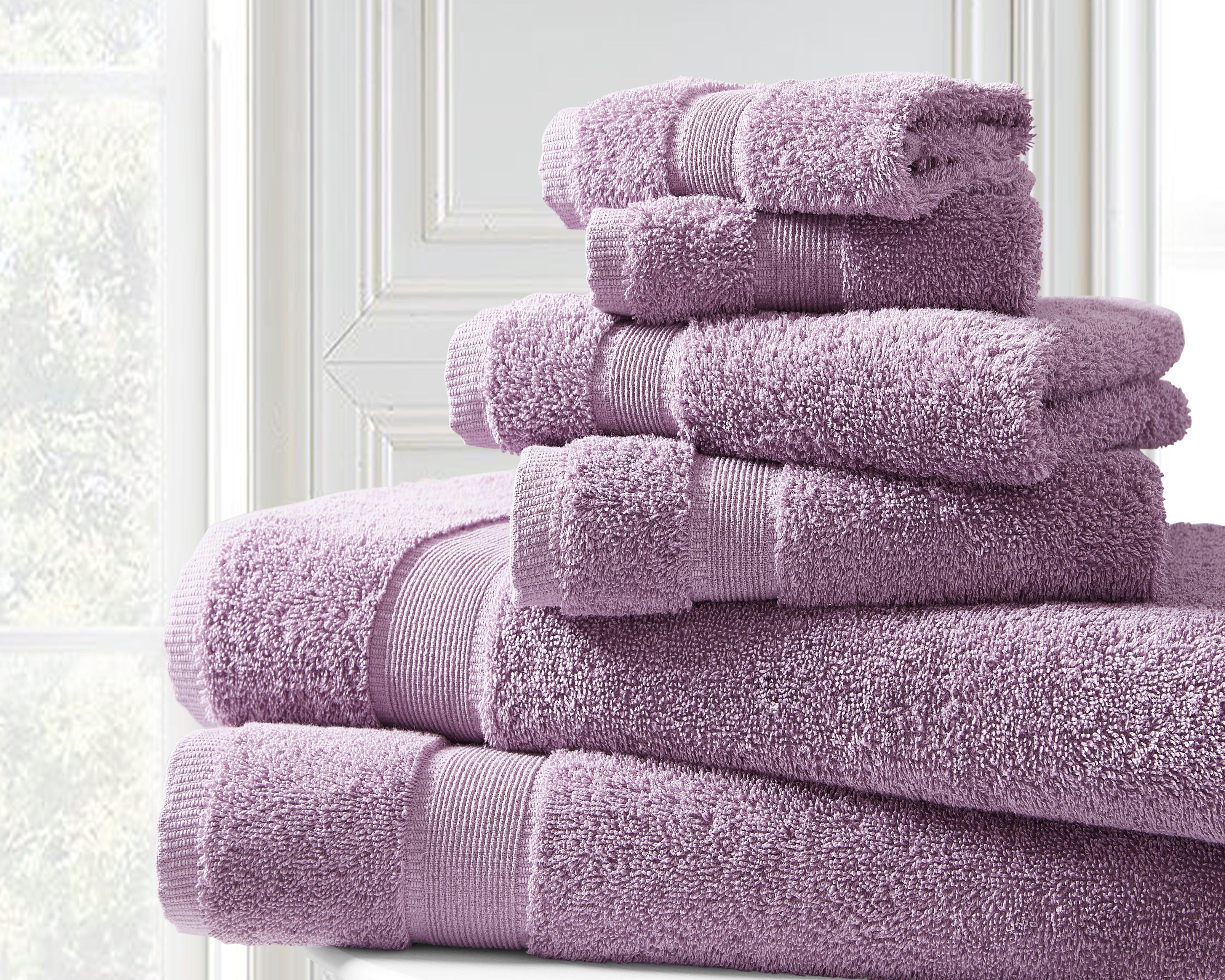 Blissful Bath 6 Piece Plush  Cotton Bath Towel Set | Spirit Linen - Nirvana