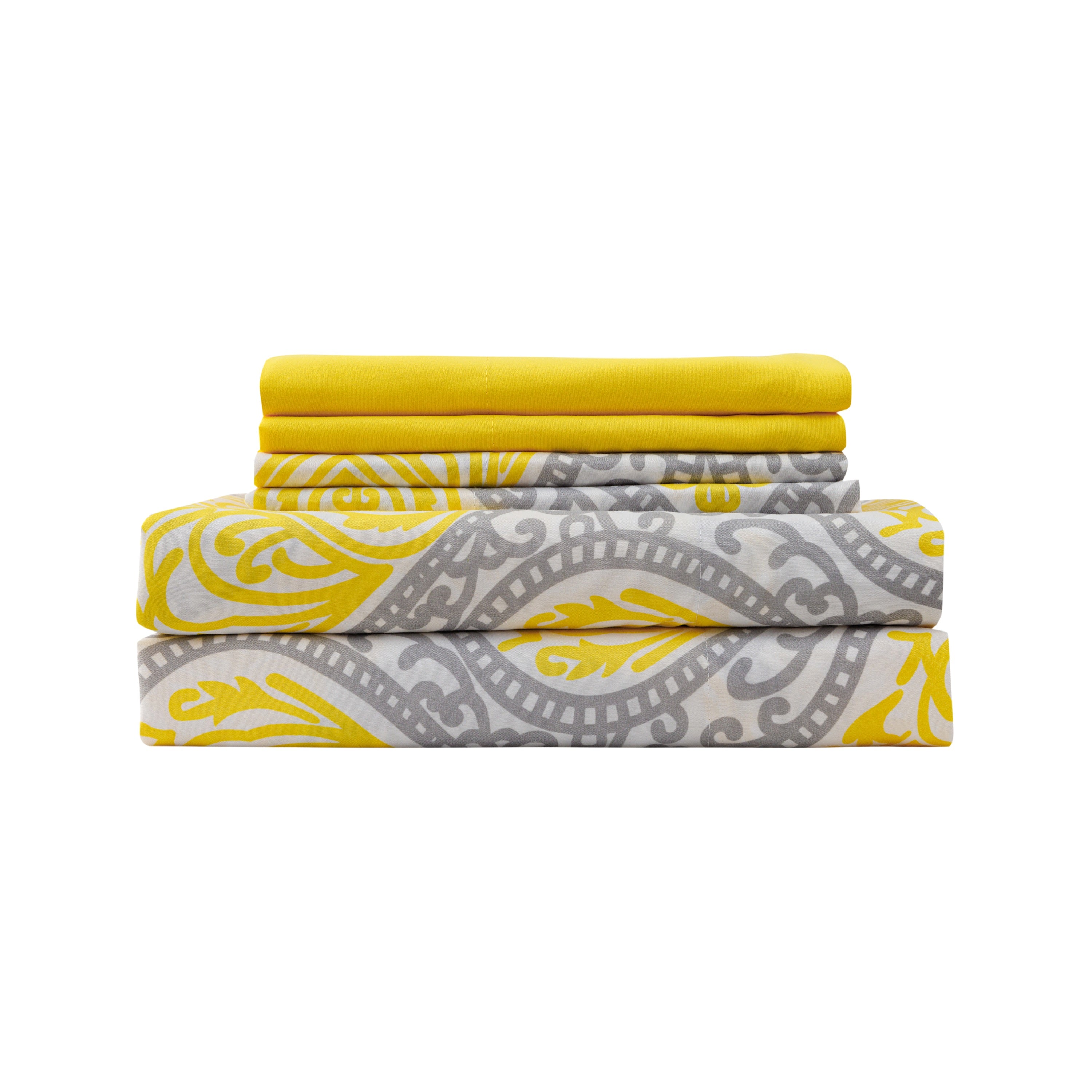 6PC Microfiber Traditional Sheet Set