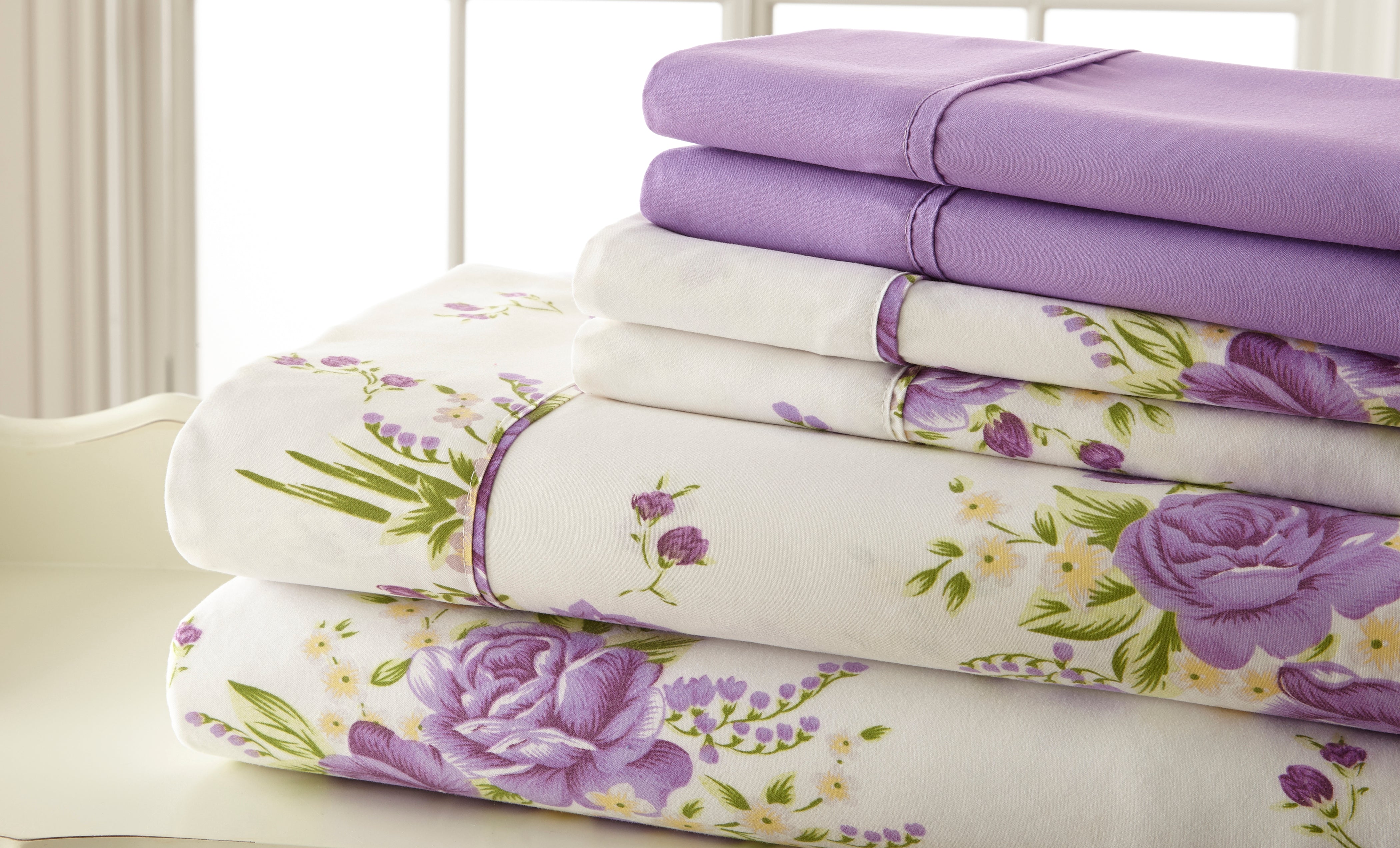 6PC Microfiber Traditional Sheet Set | Spirit Linen