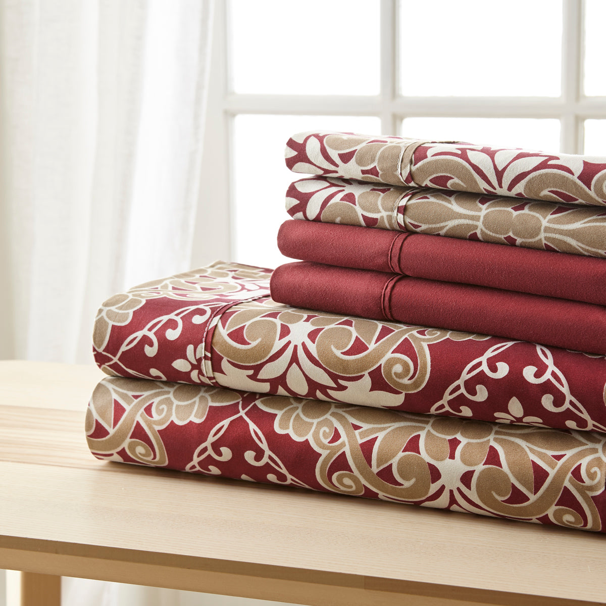 6PC Microfiber Traditional Sheet Set | Spirit Linen