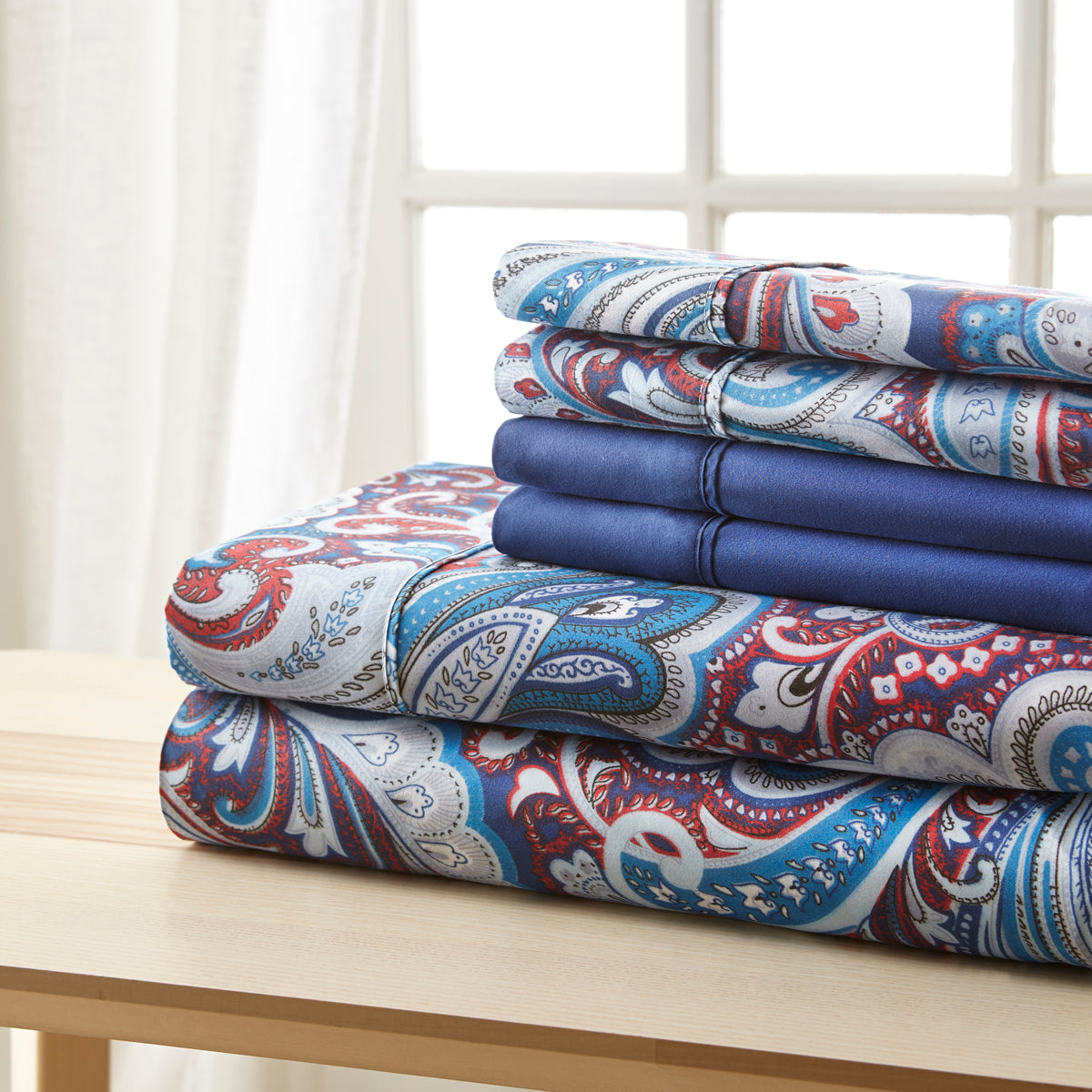 6PC Microfiber Traditional Sheet Set | Spirit Linen